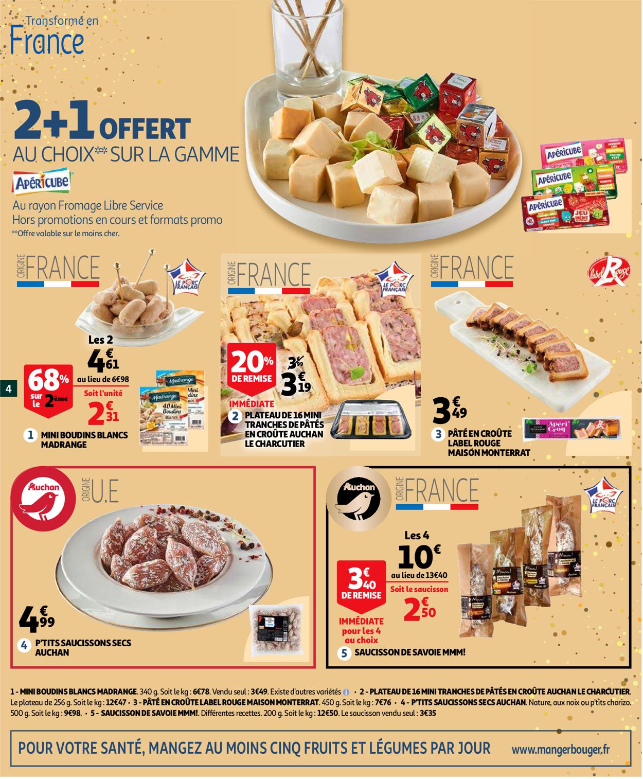 Auchan noël fêtes de fin d'année 2021 Catalogue - 15.12-31.12.2021 (Page 4)
