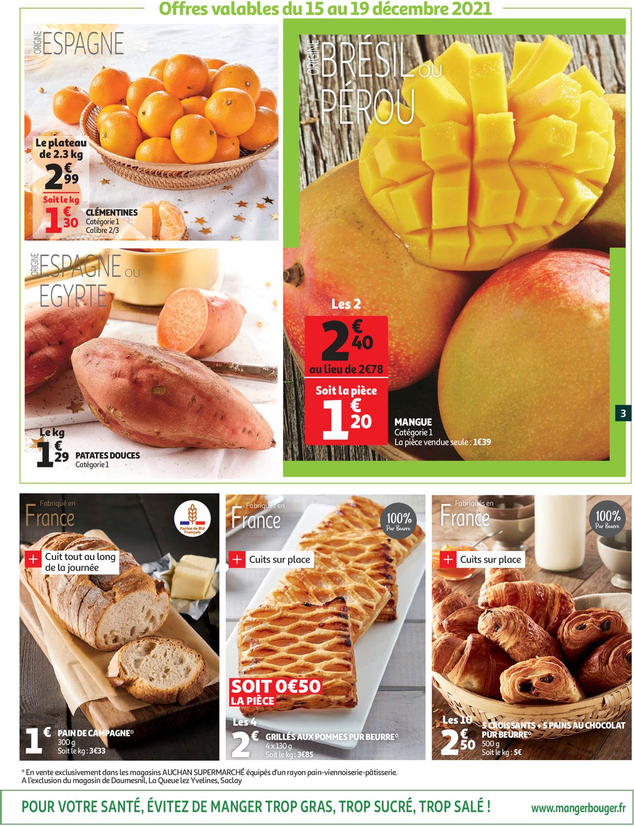Auchan noël fêtes de fin d'année 2021 Catalogue - 15.12-24.12.2021 (Page 3)