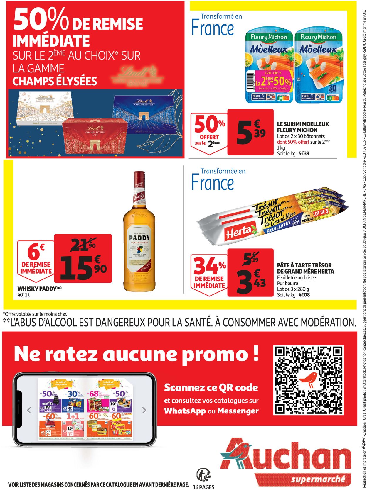Auchan noël fêtes de fin d'année 2021 Catalogue - 15.12-24.12.2021 (Page 16)