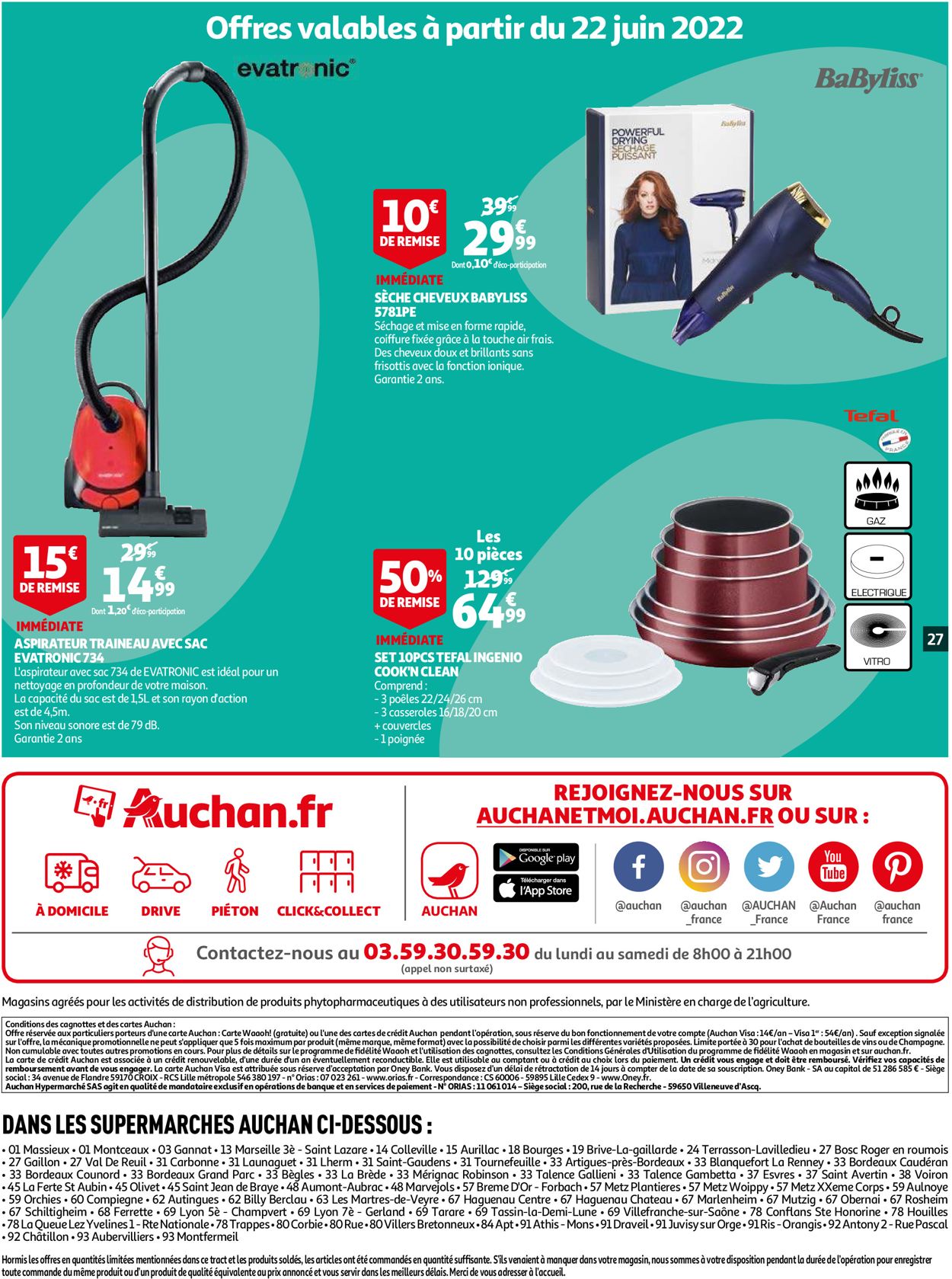 Auchan Catalogue - 22.06-28.06.2022 (Page 27)