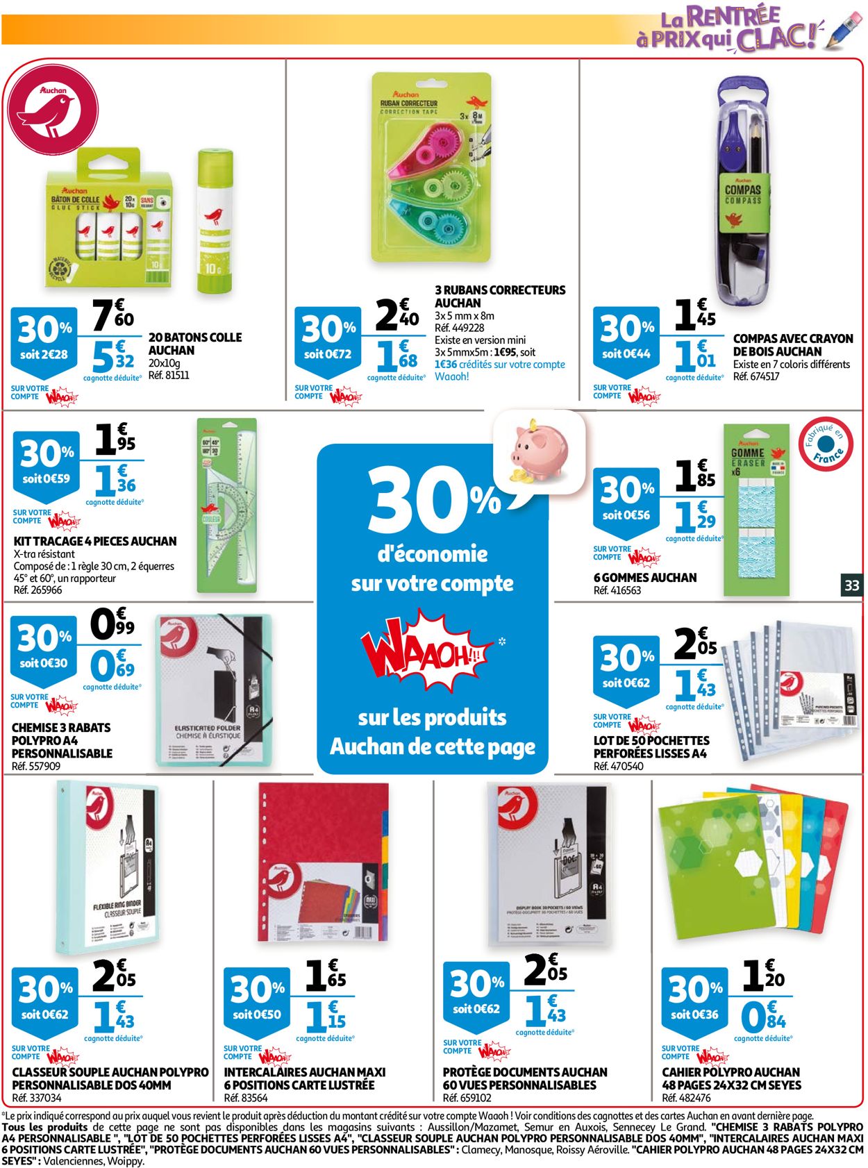 Auchan Catalogue - 10.08-16.08.2022 (Page 33)