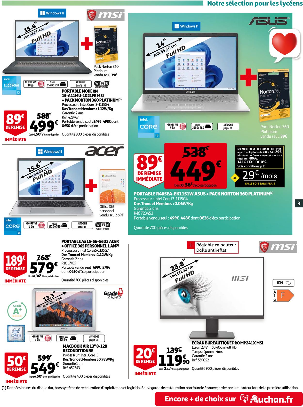 Auchan Catalogue - 17.08-06.09.2022 (Page 3)