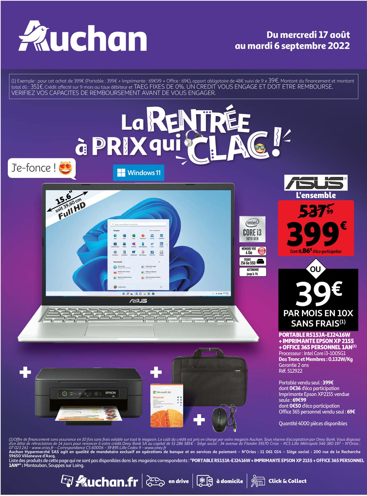 Auchan Catalogue - 17.08-06.09.2022