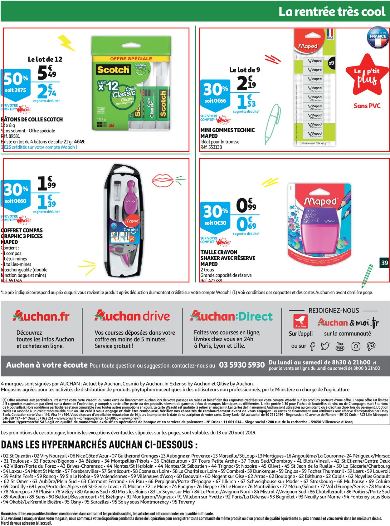 Auchan Catalogue - 13.08-20.08.2019 (Page 39)