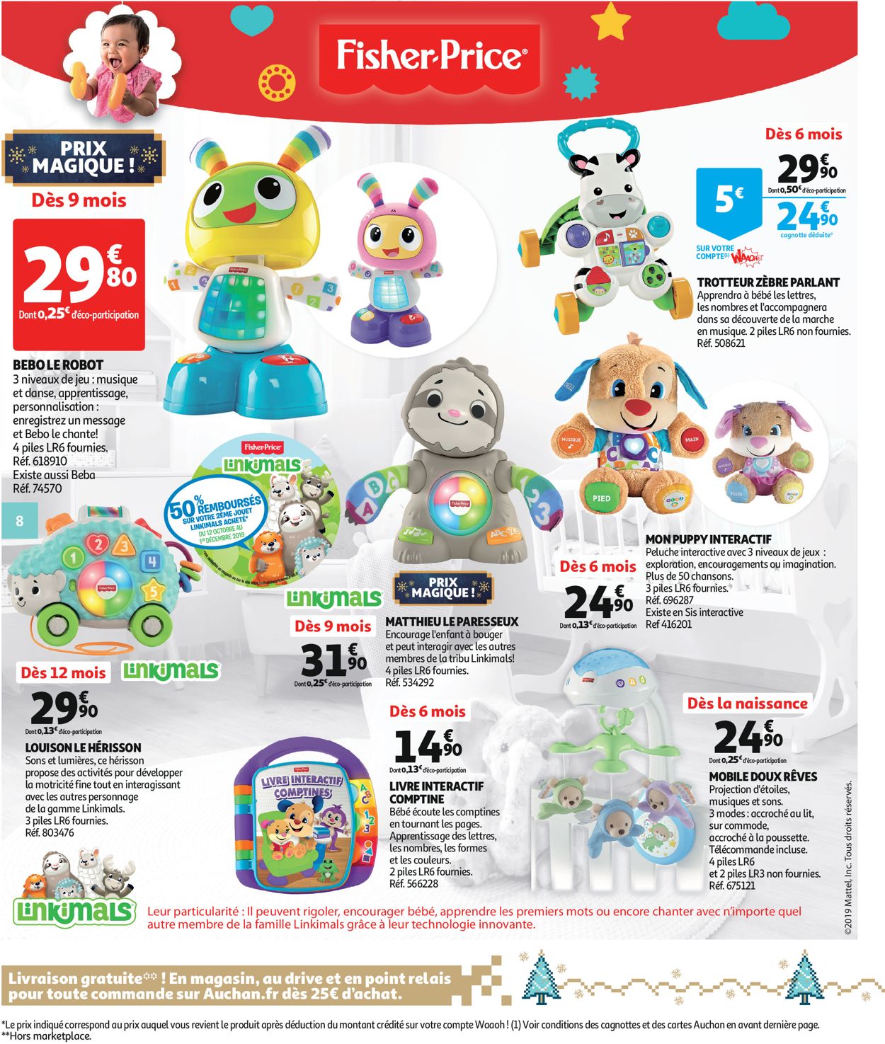 Auchan catalogue de Noël 2019 Catalogue - 18.10-15.12.2019 (Page 8)