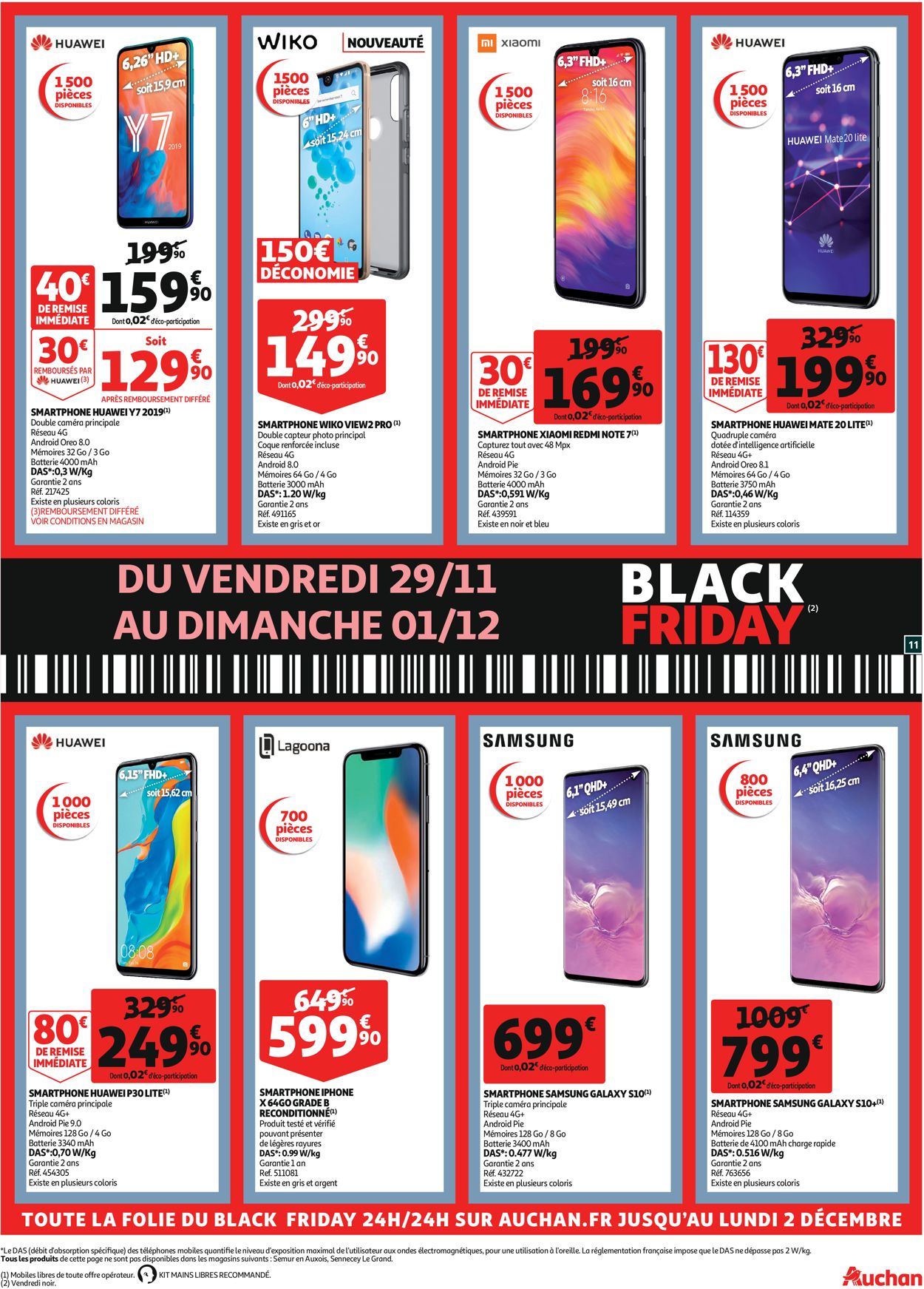 Auchan BLACK FRIDAY 2019 Catalogue - 29.11-01.12.2019 (Page 11)
