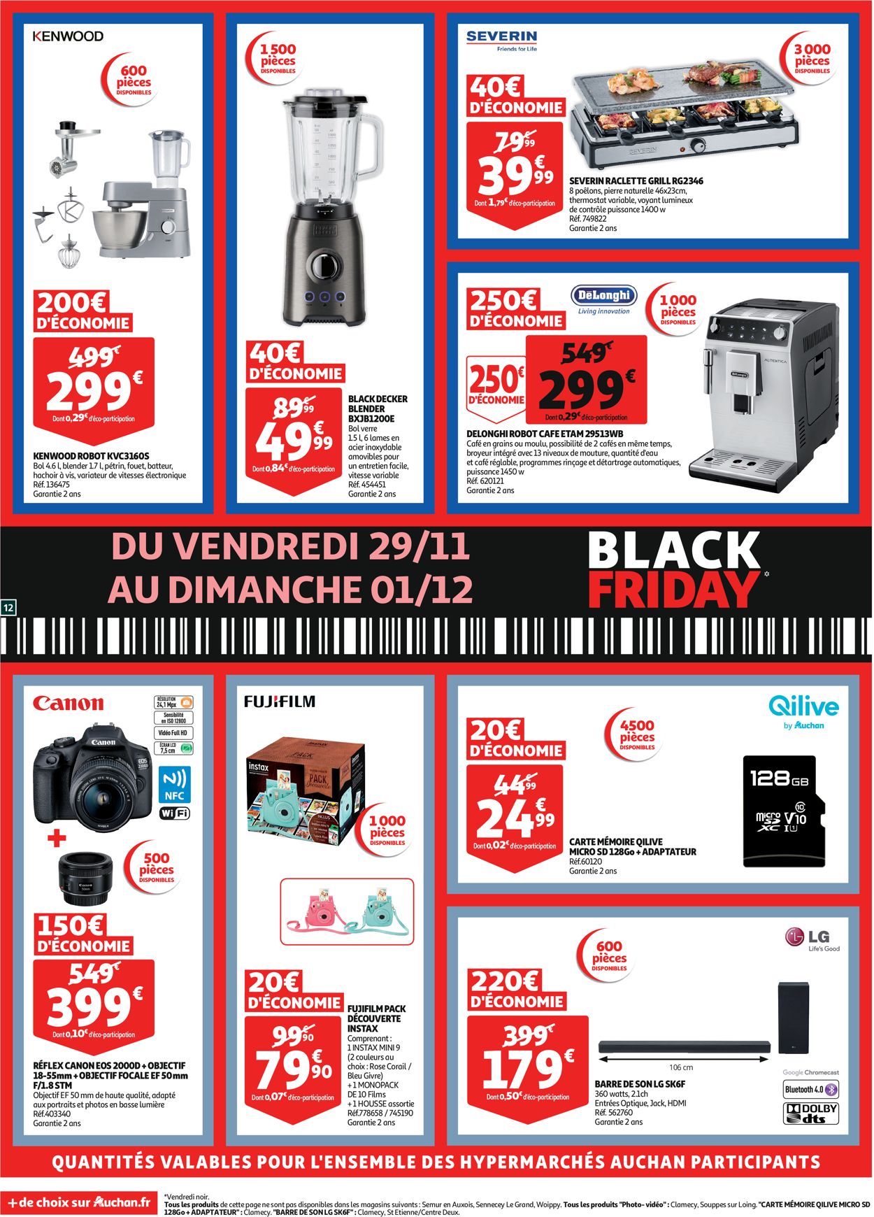 Auchan BLACK FRIDAY 2019 Catalogue - 29.11-01.12.2019 (Page 12)