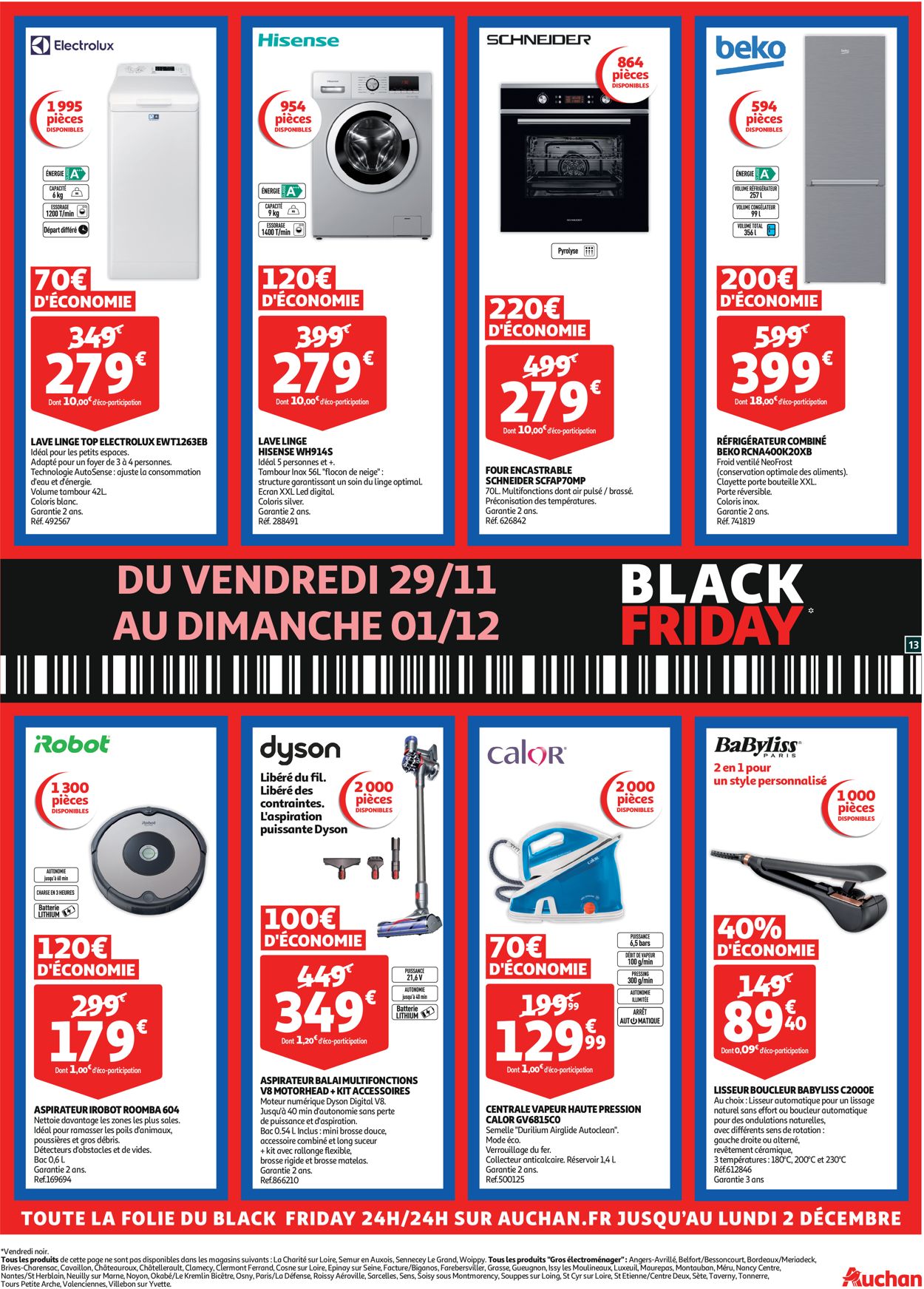 Auchan BLACK FRIDAY 2019 Catalogue - 29.11-01.12.2019 (Page 13)