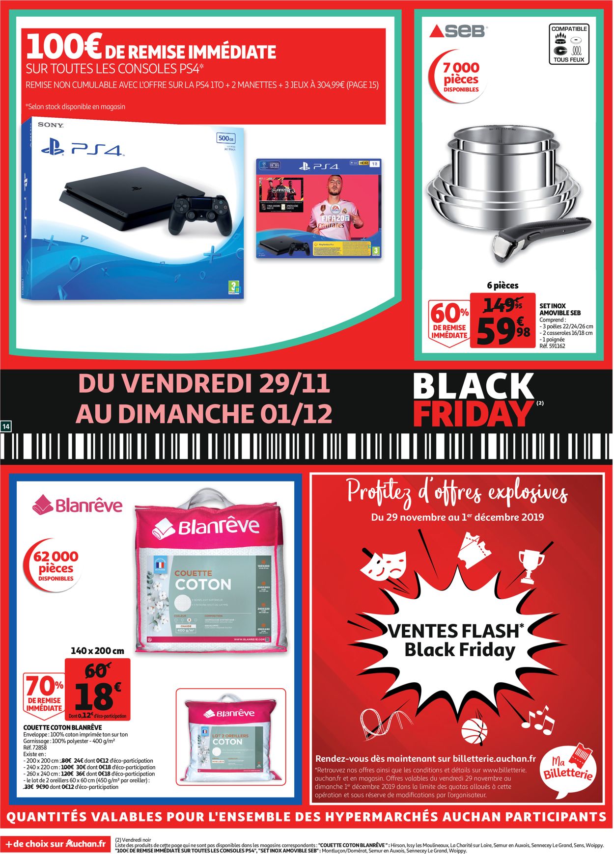 Auchan BLACK FRIDAY 2019 Catalogue - 29.11-01.12.2019 (Page 14)