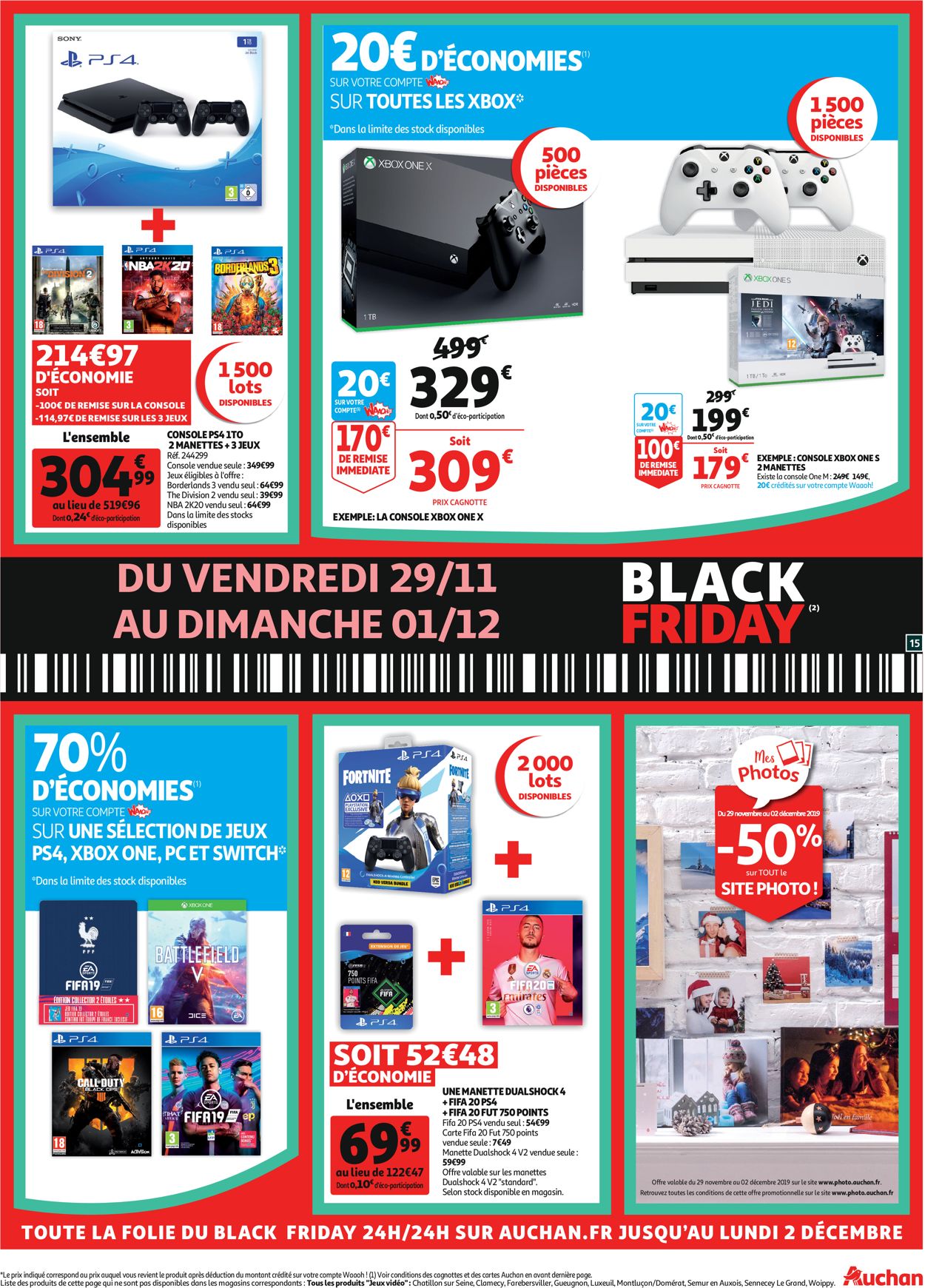 Auchan BLACK FRIDAY 2019 Catalogue - 29.11-01.12.2019 (Page 15)