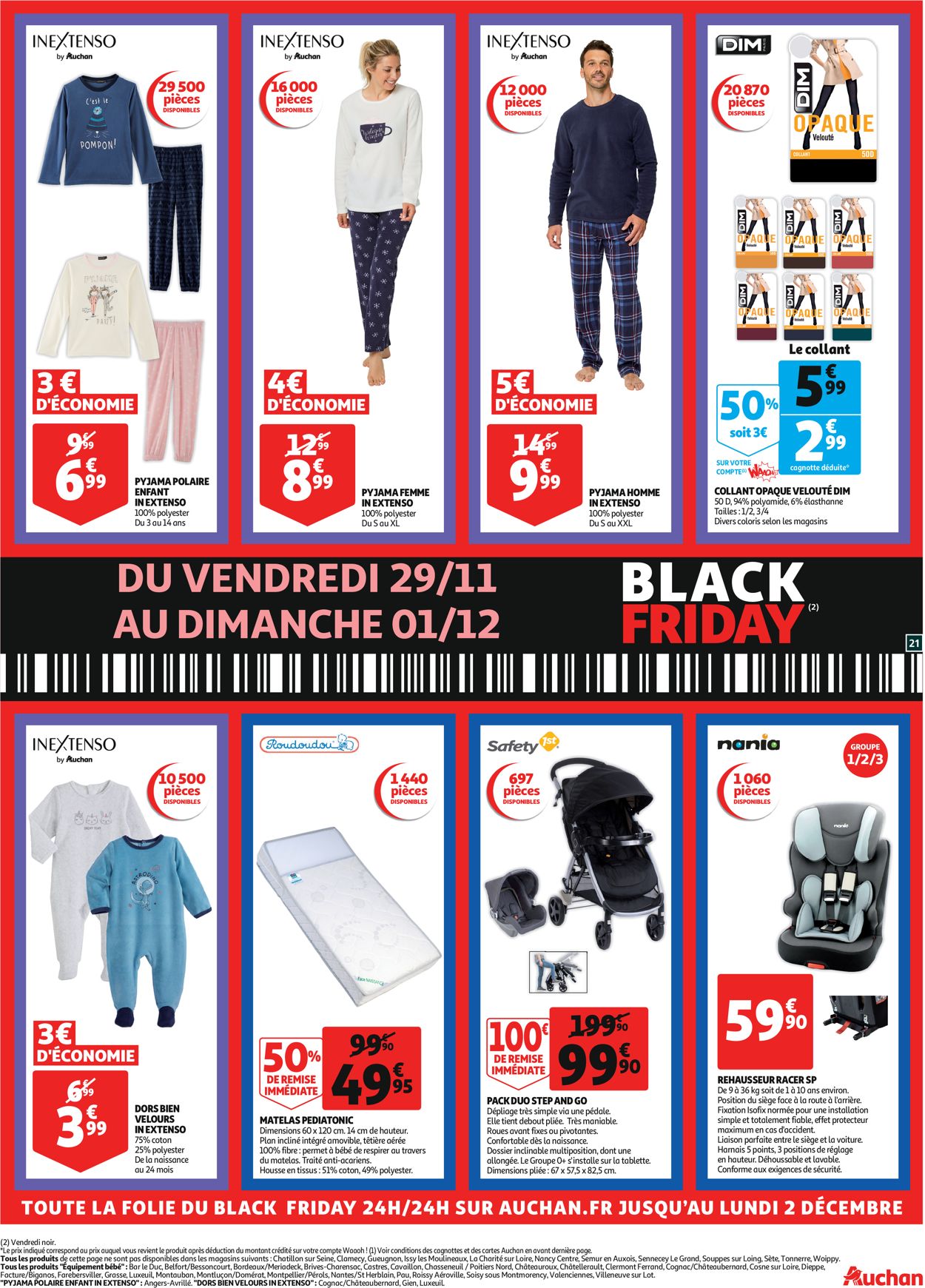 Auchan BLACK FRIDAY 2019 Catalogue - 29.11-01.12.2019 (Page 21)