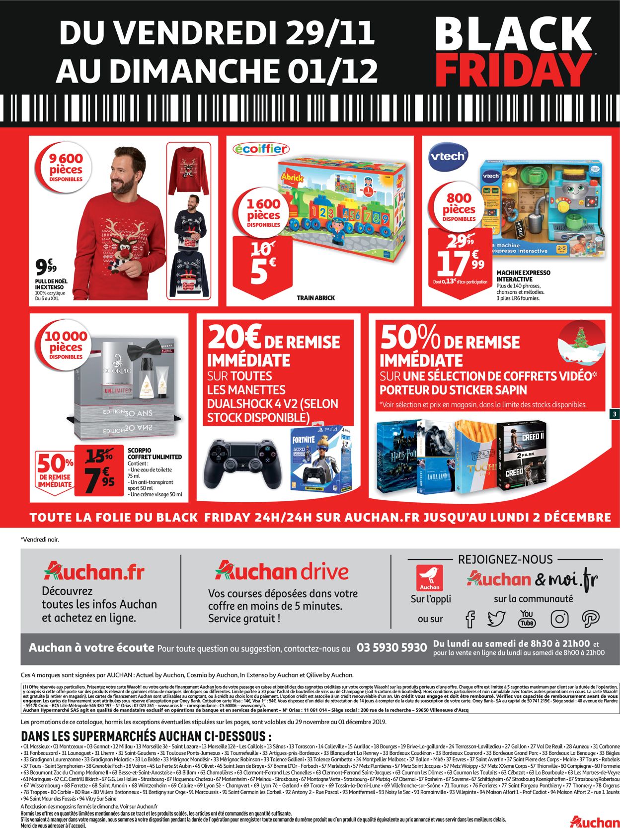 Auchan BLACK FRIDAY 2019 Catalogue - 29.11-01.12.2019 (Page 3)