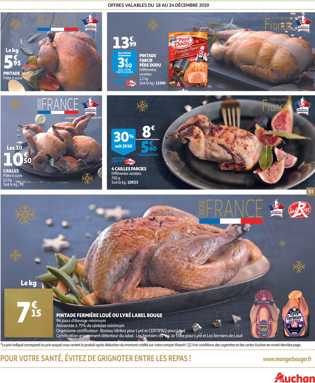 Auchan catalogue de Noël 2019 Catalogue - 11.12-31.12.2019 (Page 31)