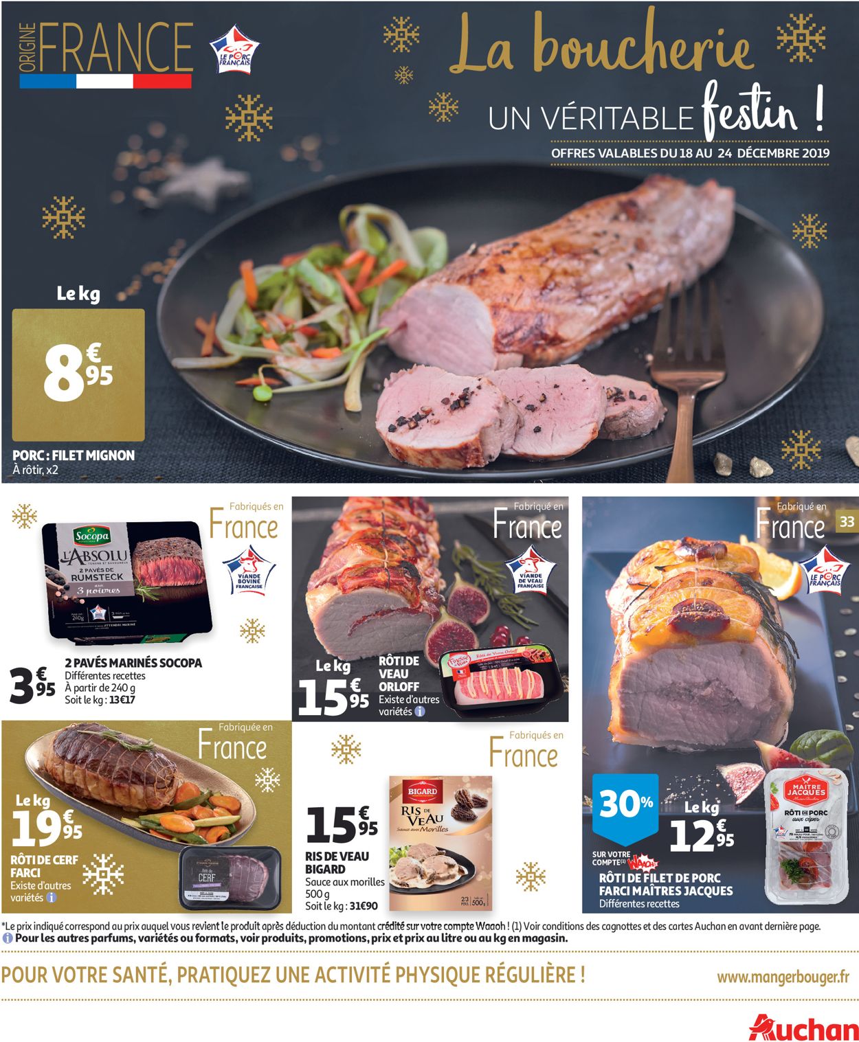 Auchan catalogue de Noël 2019 Catalogue - 11.12-31.12.2019 (Page 33)