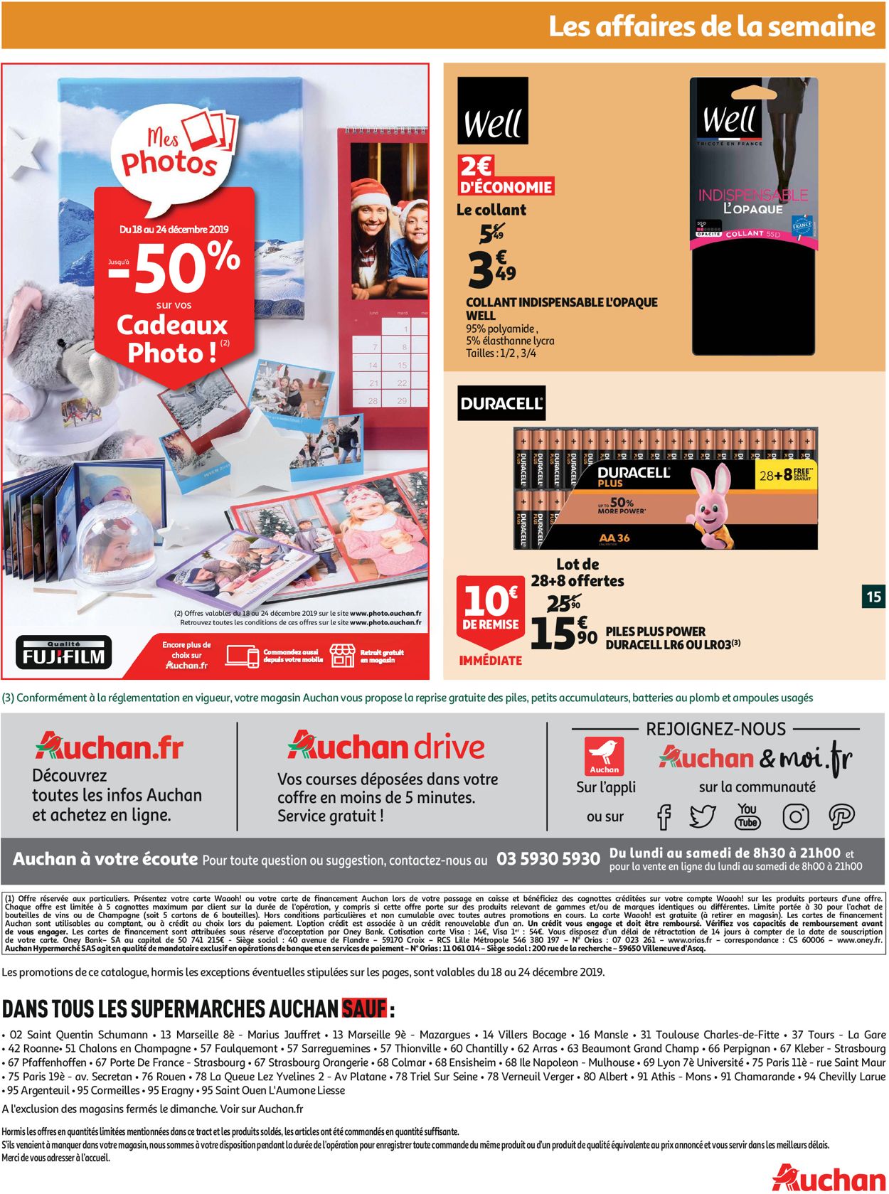 Auchan catalogue de Noël 2019 Catalogue - 18.12-24.12.2019 (Page 15)