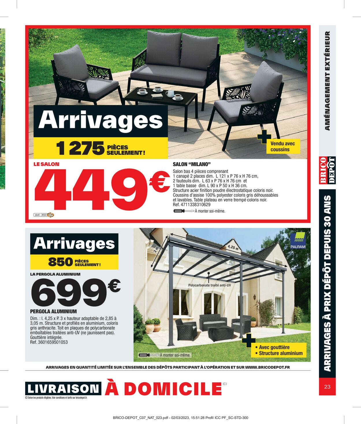 Brico Dépôt Catalogue - 06.04-27.04.2023 (Page 23)
