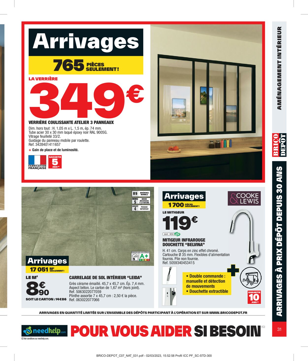 Brico Dépôt Catalogue - 06.04-27.04.2023 (Page 31)
