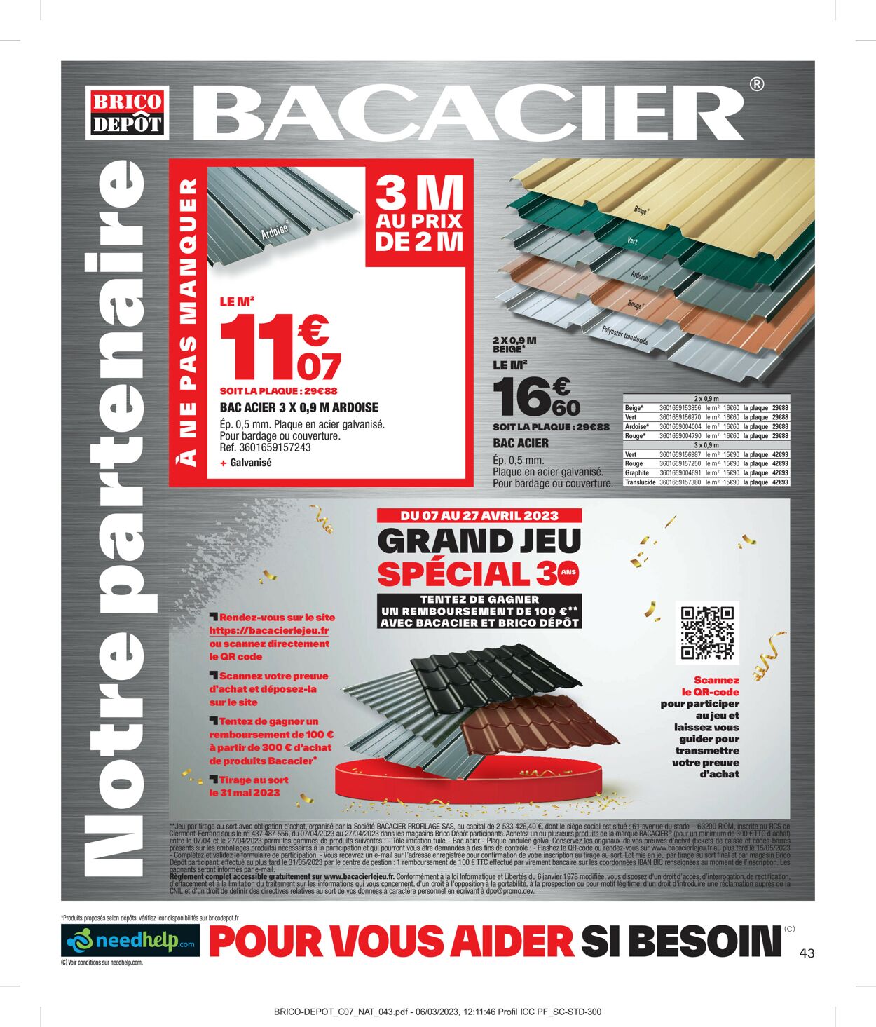 Brico Dépôt Catalogue - 06.04-27.04.2023 (Page 43)