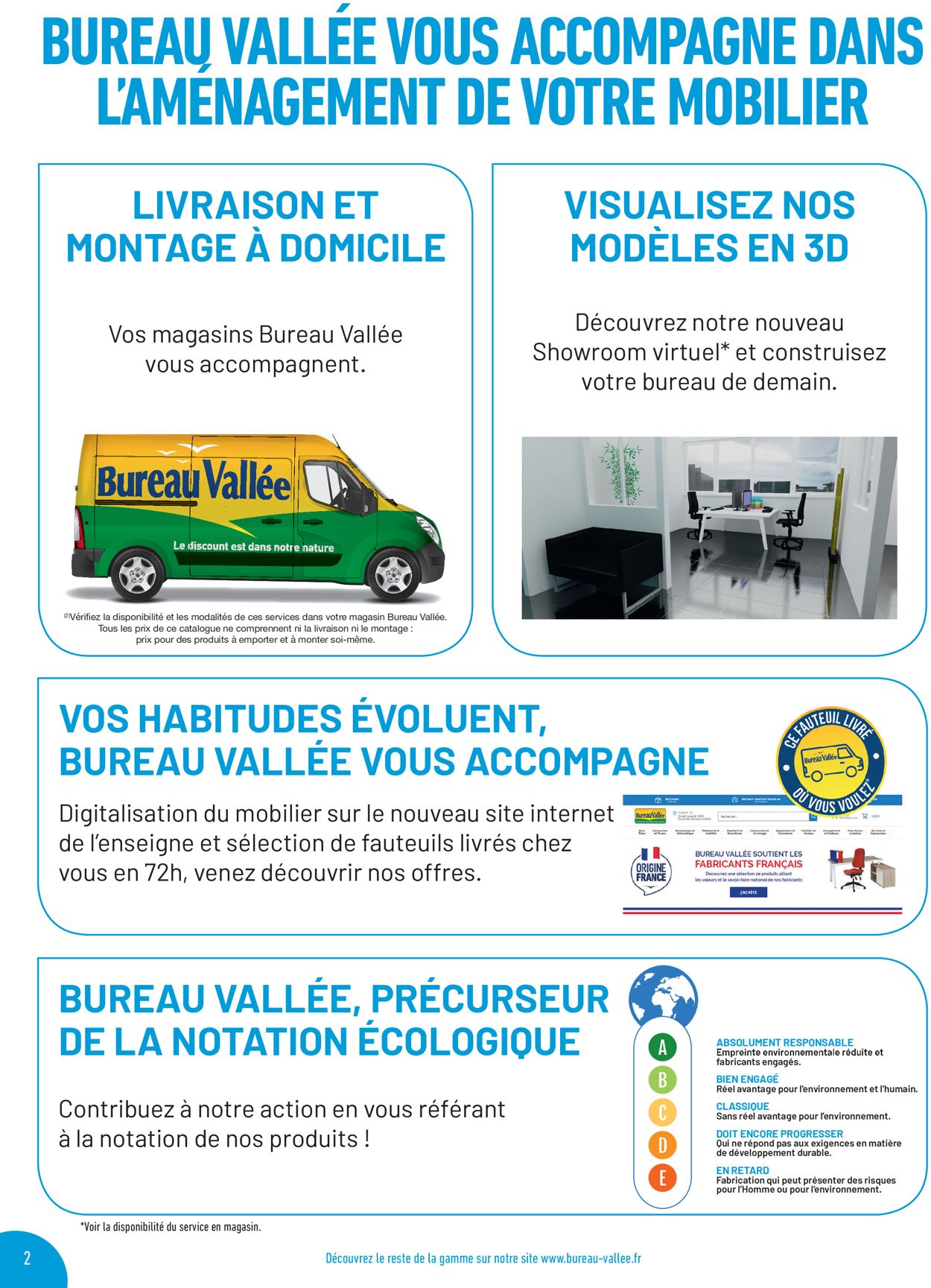 Bureau Vallée Mobilier de bureau 2021 Catalogue - 31.12-30.06.2021 (Page 2)