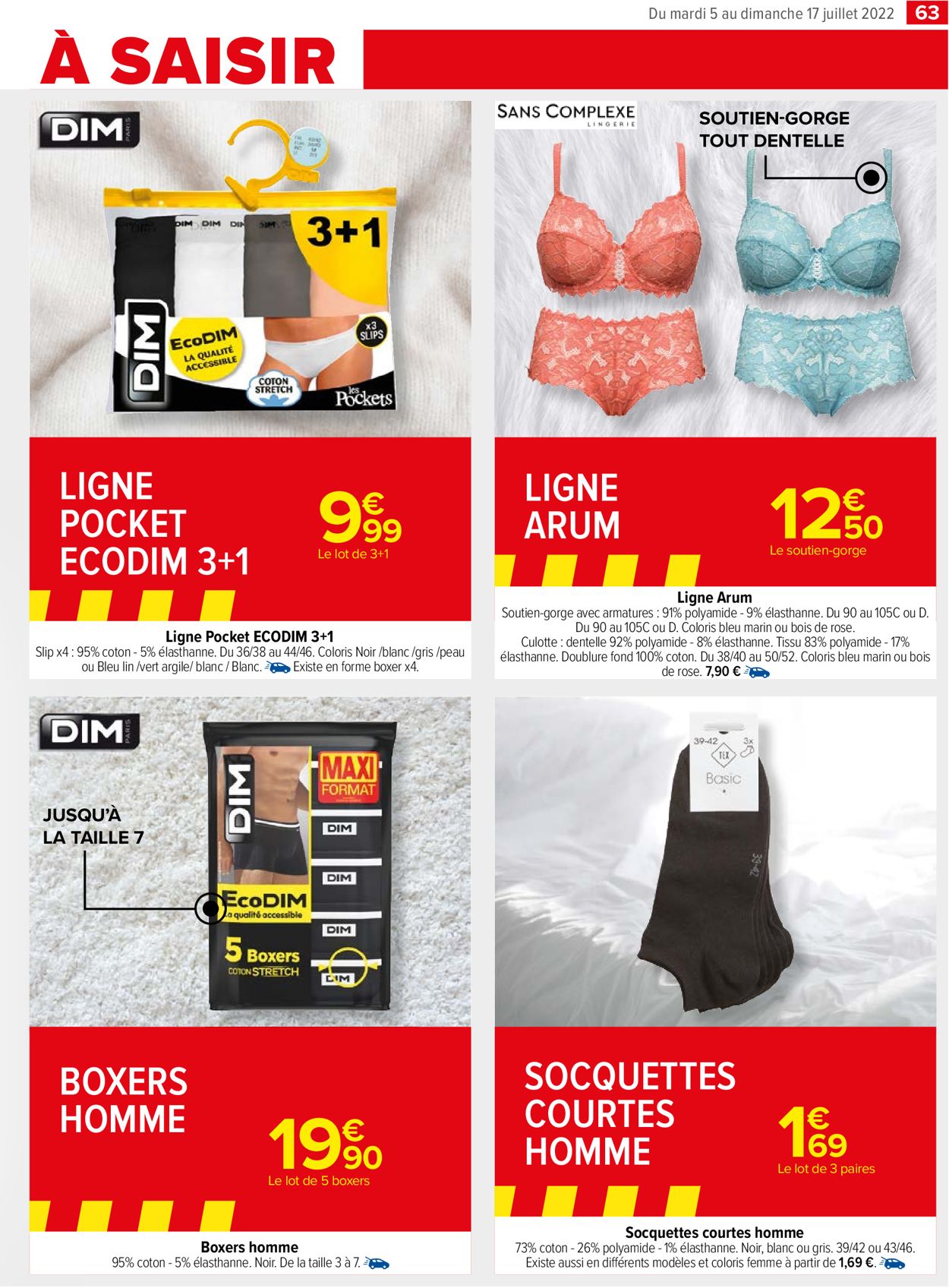 Carrefour Market Catalogue - 05.07-17.07.2022 (Page 63)