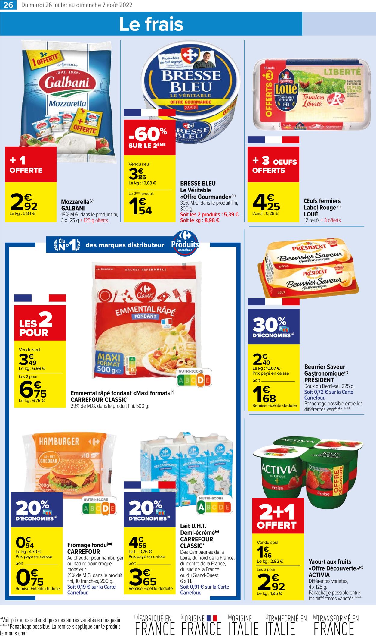Carrefour Market Catalogue - 26.07-07.08.2022 (Page 26)