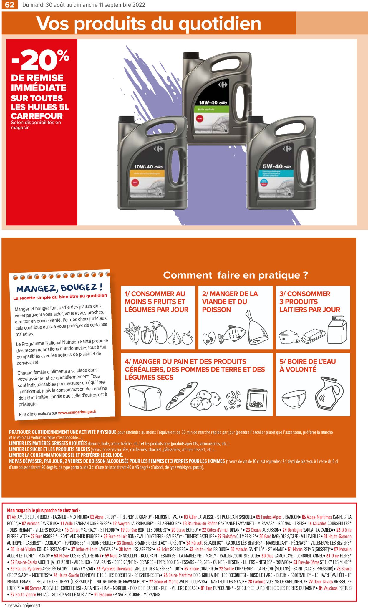 Carrefour Market Catalogue - 30.08-11.09.2022 (Page 62)
