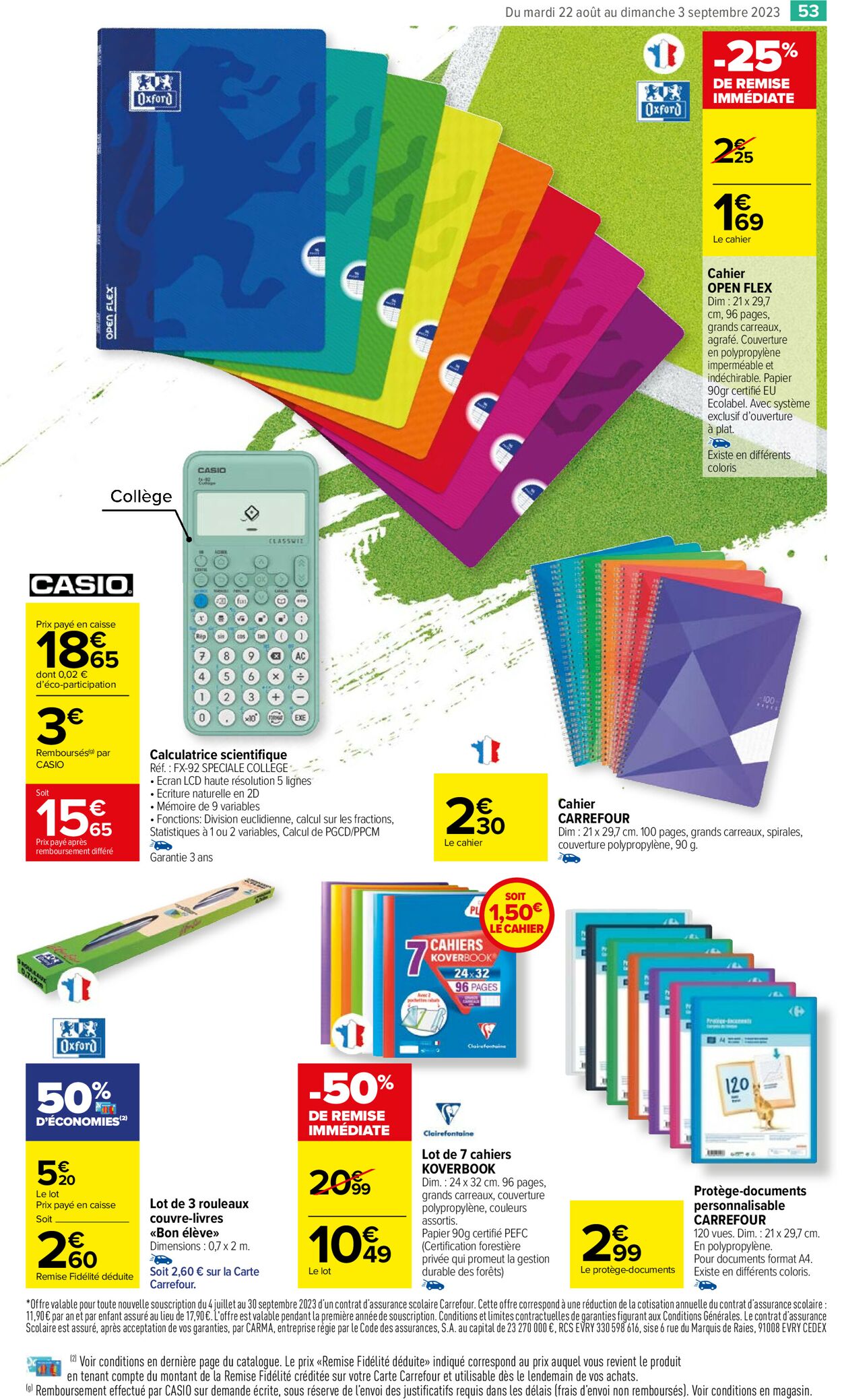 Carrefour Market Catalogue - 22.08-03.09.2023 (Page 55)
