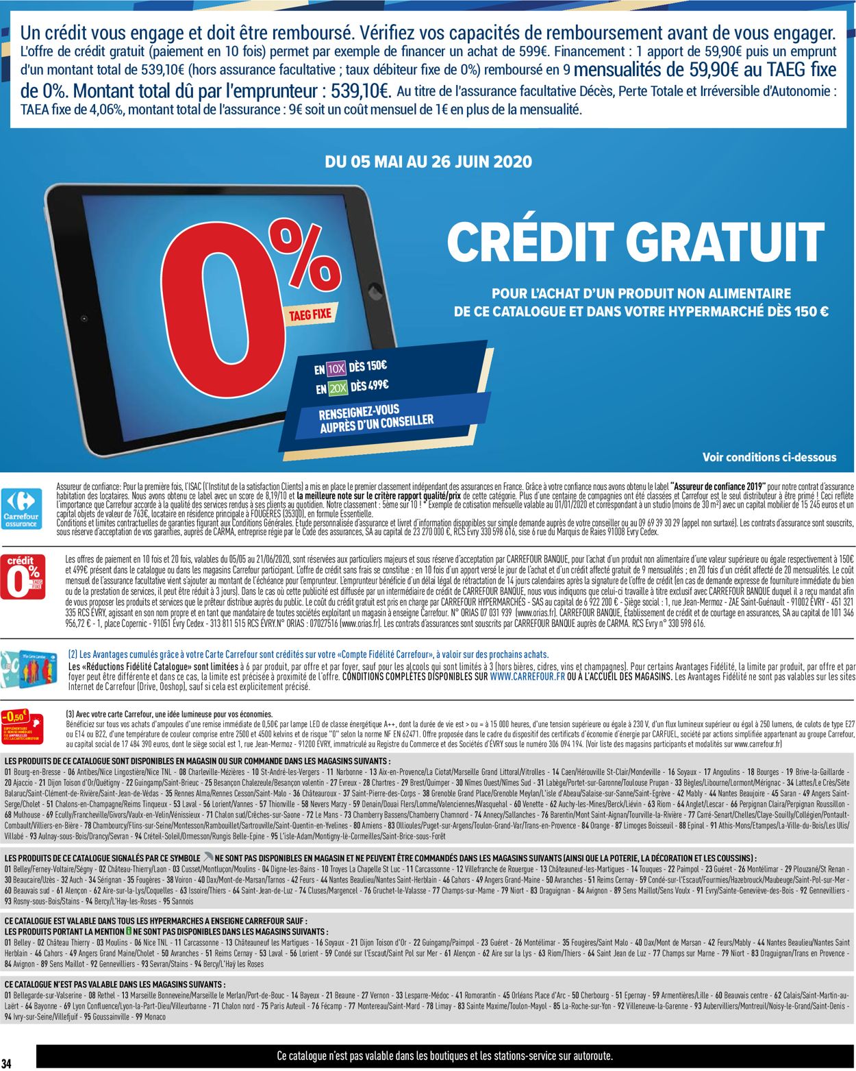Carrefour Catalogue - 19.05-21.06.2020 (Page 34)