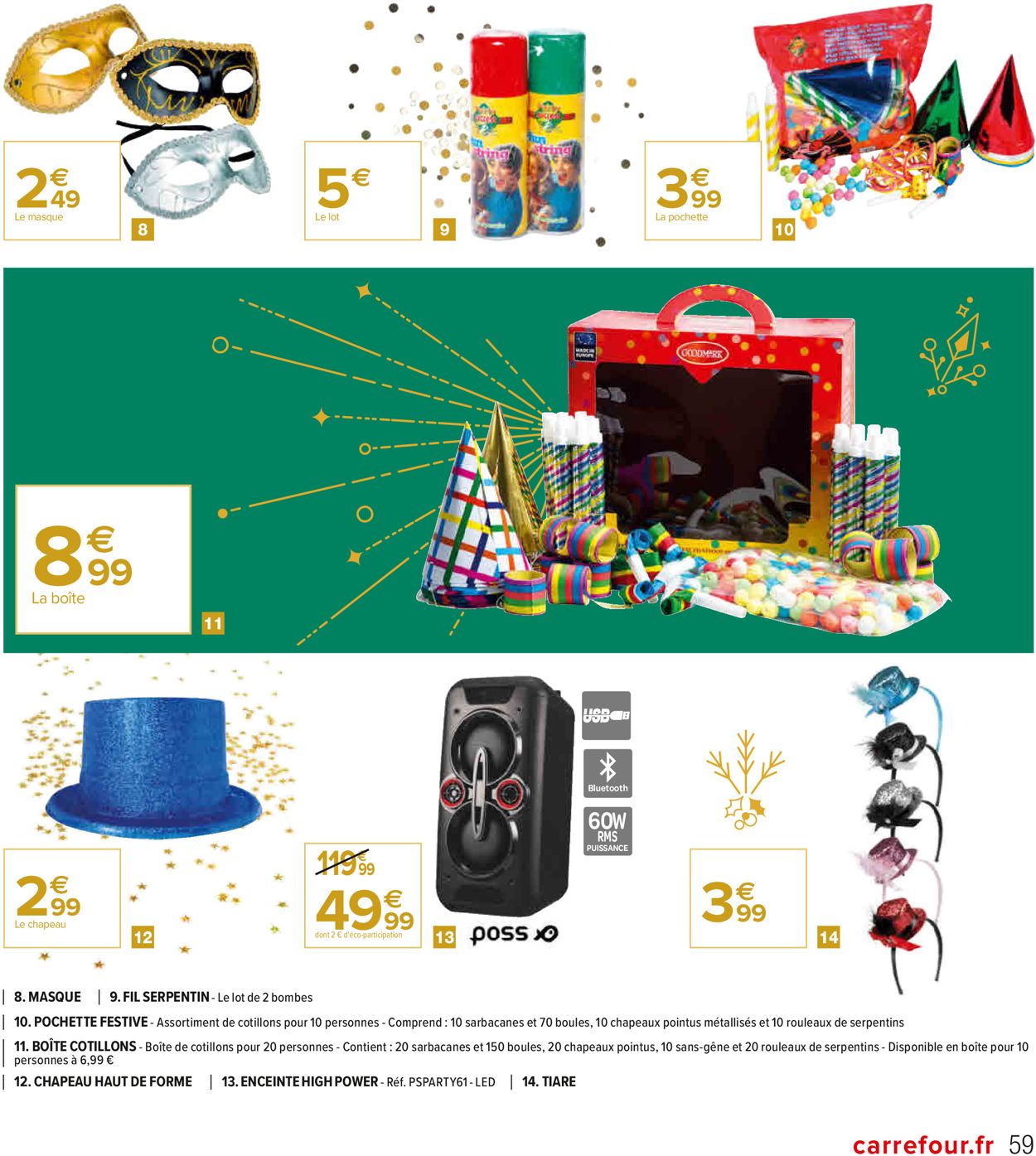 Carrefour Grand Noël 2020 Catalogue - 21.12-31.12.2020 (Page 59)