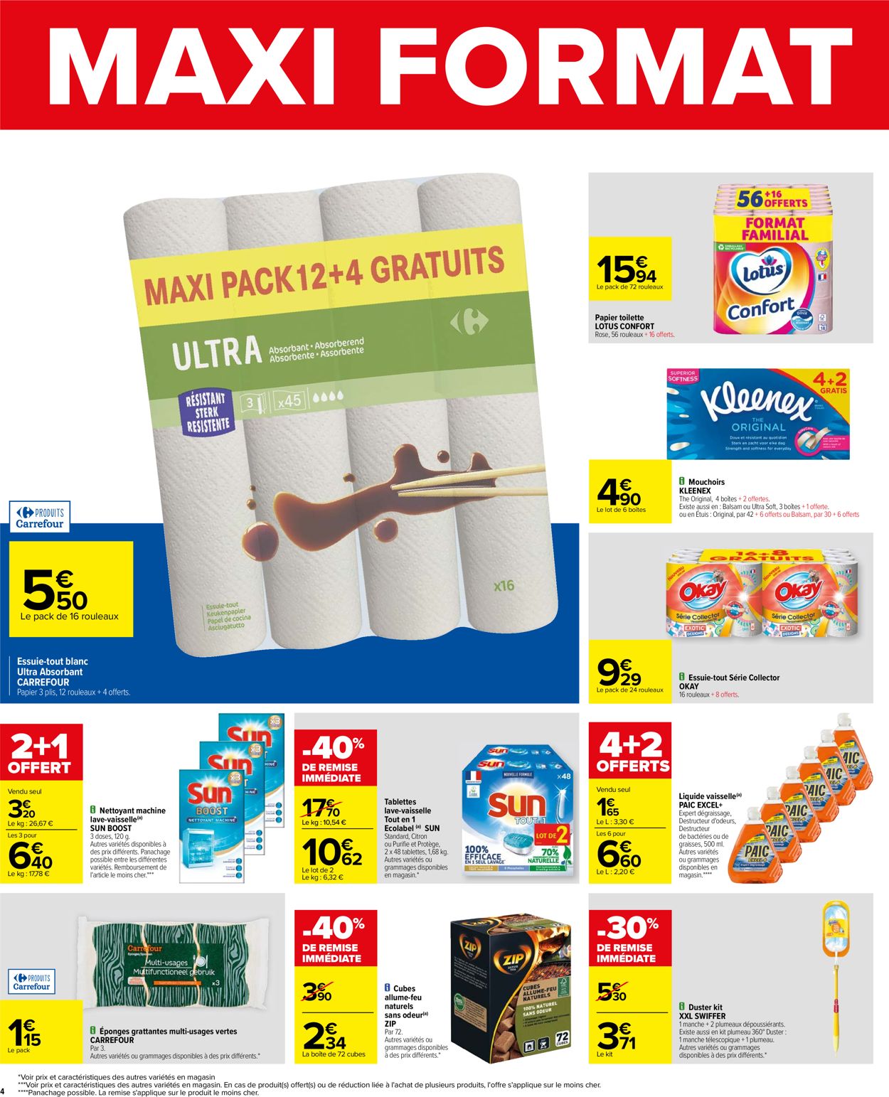 Carrefour Maxi Format Mini Print 2021 Catalogue - 02.01-18.01.2021 (Page 4)