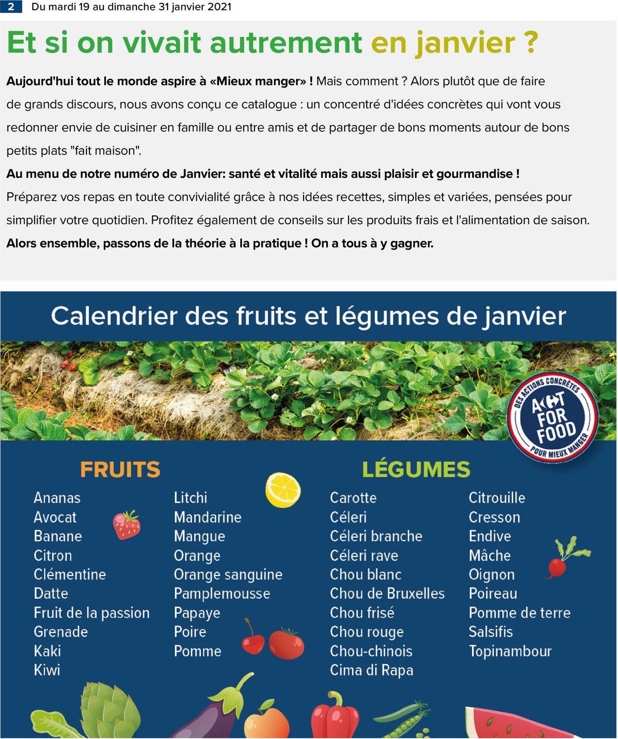 Carrefour Manger Sain 2021 Catalogue - 19.01-31.01.2021 (Page 2)
