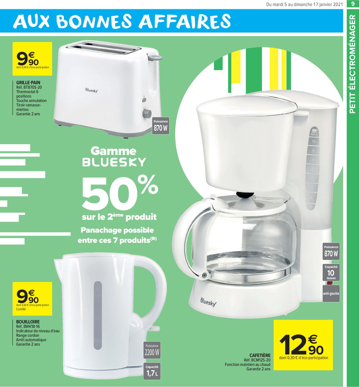 Carrefour Bonnes Affaires 2021 Catalogue - 05.01-17.01.2021 (Page 9)