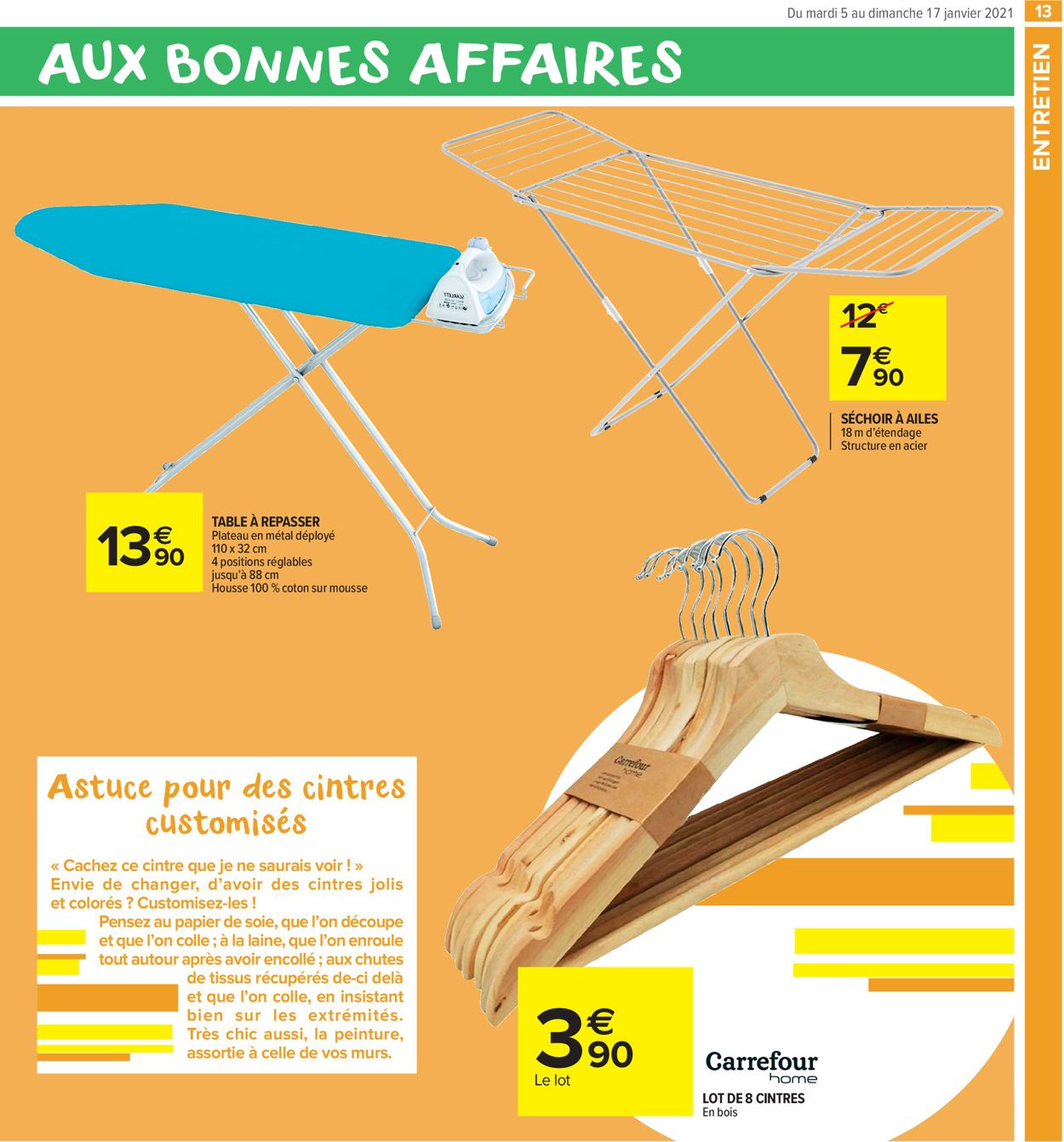 Carrefour Bonnes Affaires 2021 Catalogue - 05.01-17.01.2021 (Page 13)