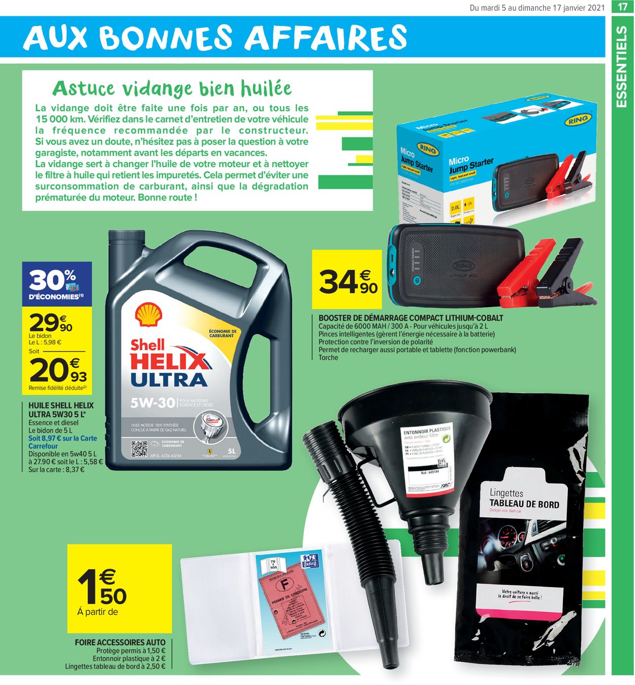 Carrefour Bonnes Affaires 2021 Catalogue - 05.01-17.01.2021 (Page 17)