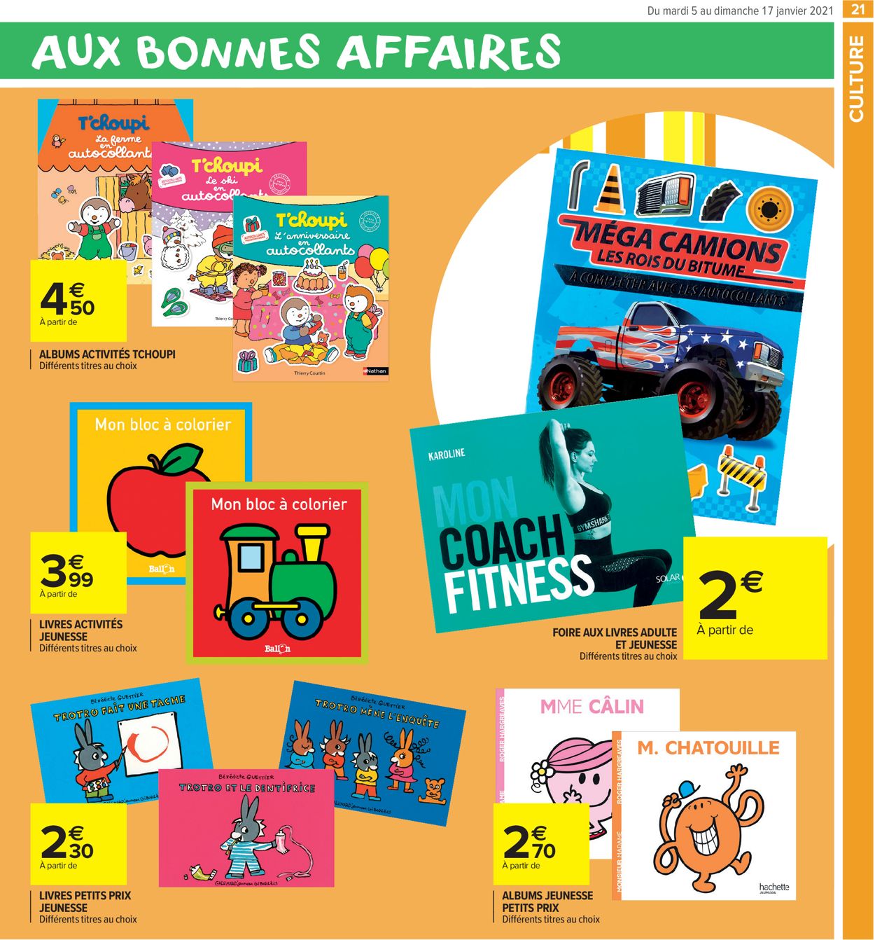 Carrefour Bonnes Affaires 2021 Catalogue - 05.01-17.01.2021 (Page 21)