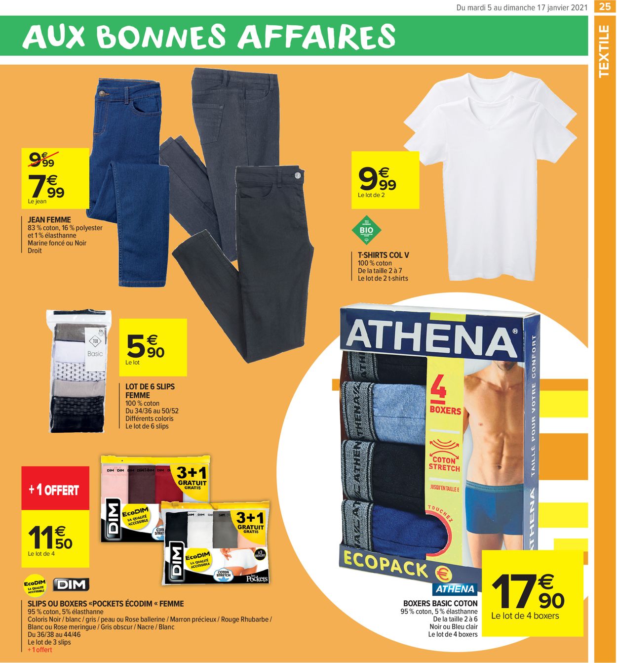 Carrefour Bonnes Affaires 2021 Catalogue - 05.01-17.01.2021 (Page 25)