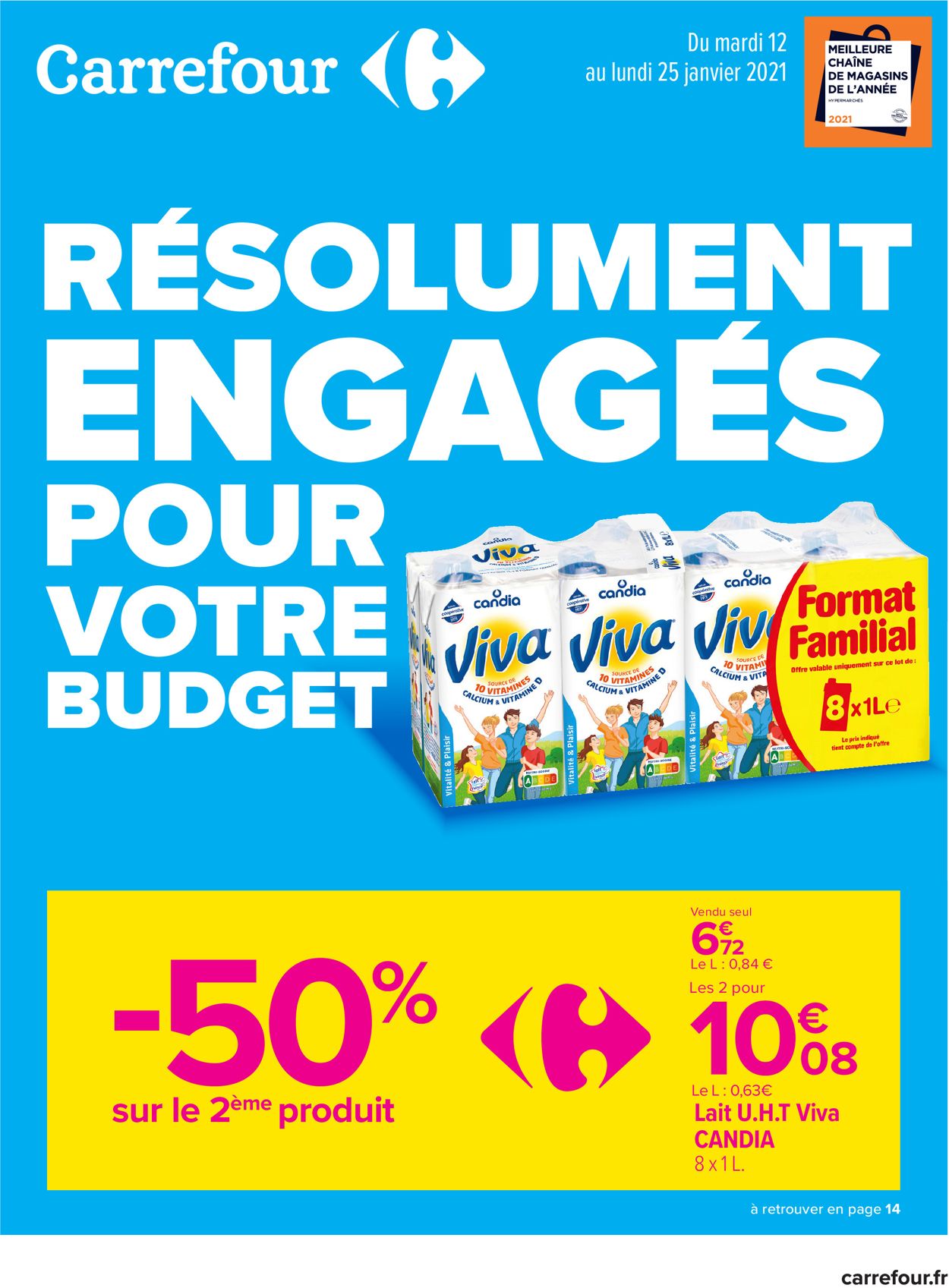 Carrefour Résolument Engagés Pour Votre Budget 2021 Catalogue - 12.01-25.01.2021