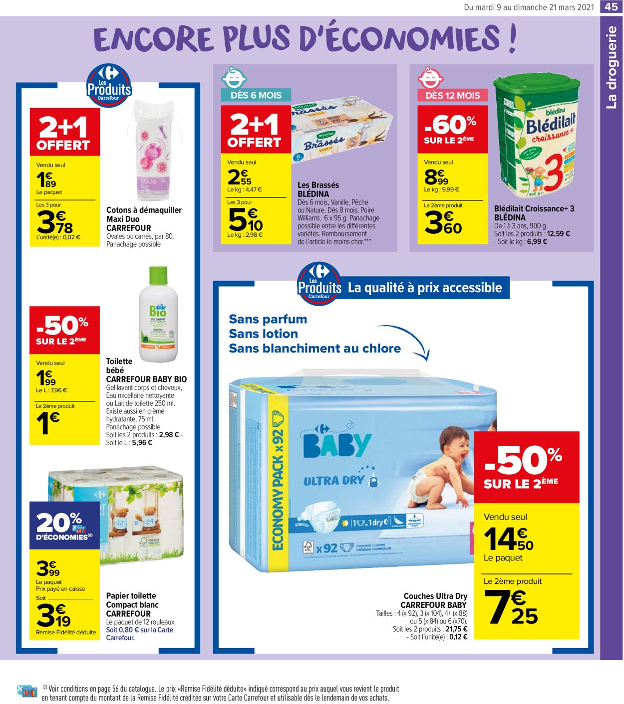 Carrefour Catalogue - 09.03-21.03.2021 (Page 45)