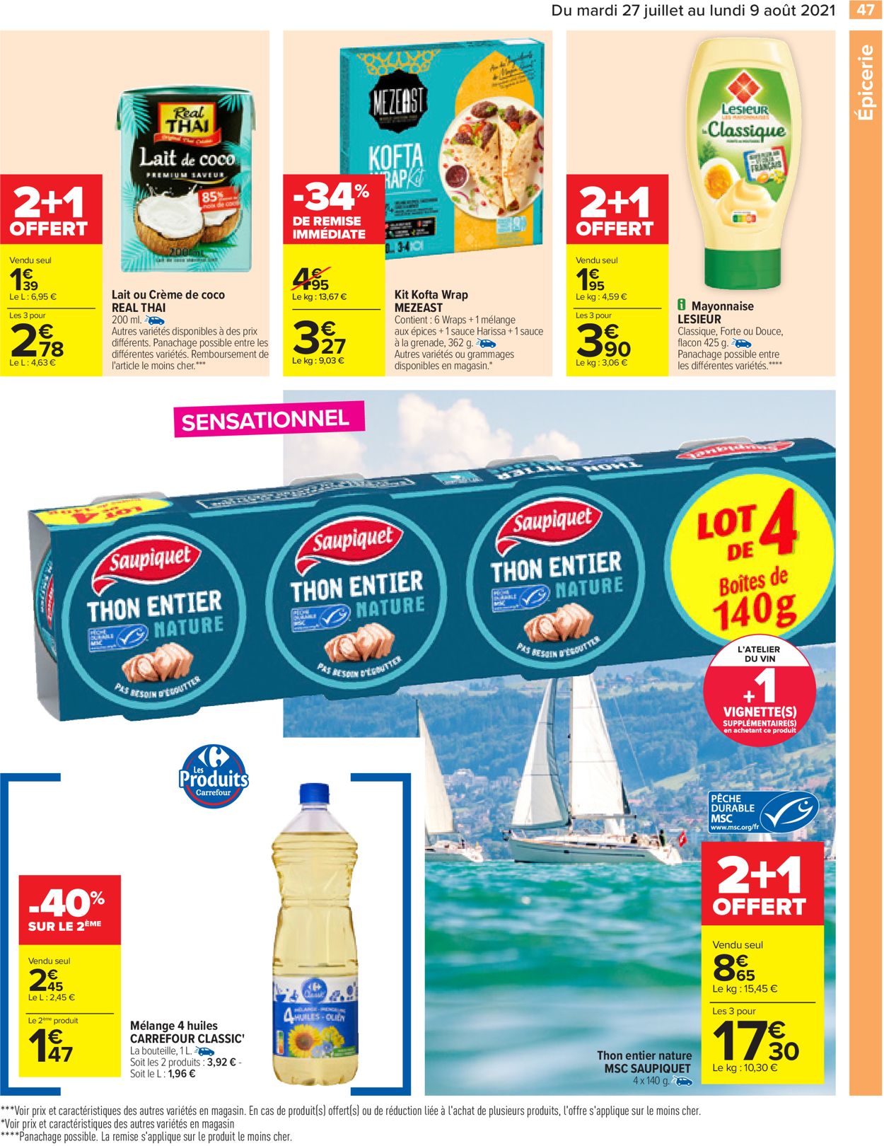 Carrefour Catalogue - 27.07-09.08.2021 (Page 47)