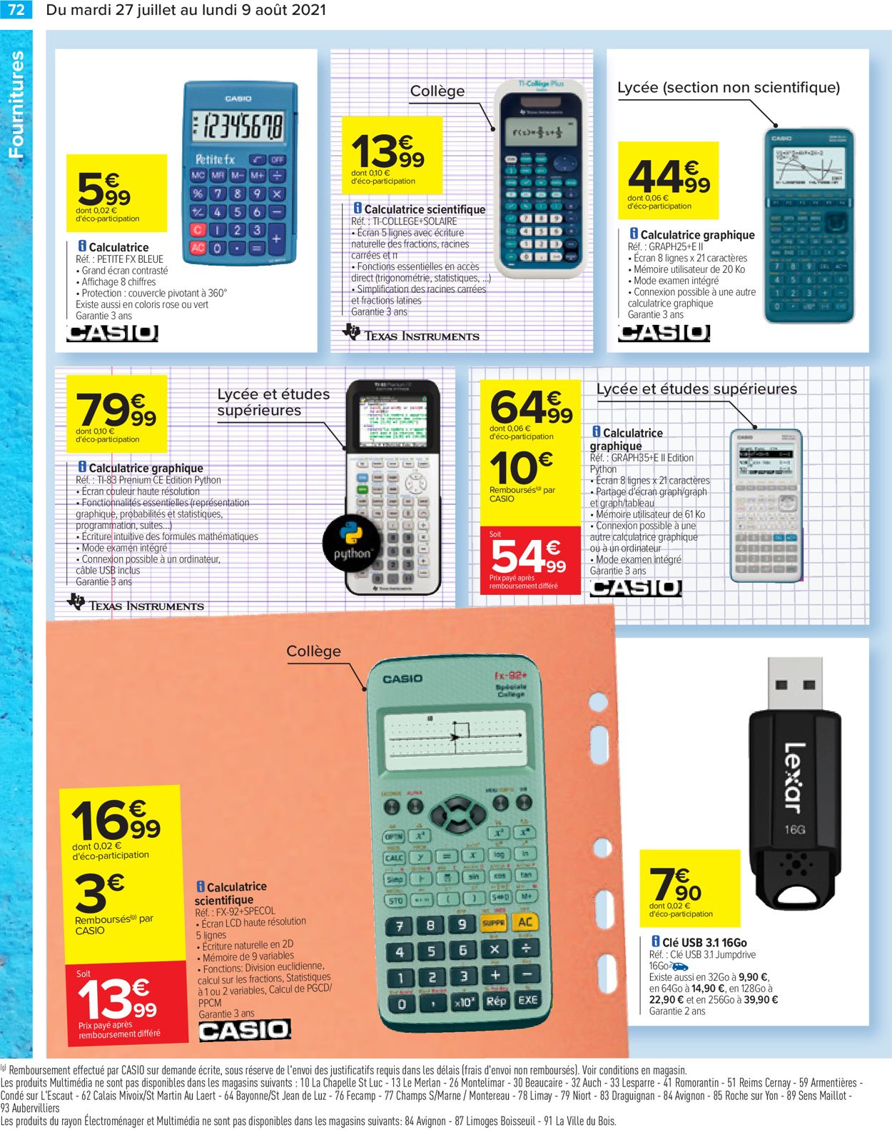 Carrefour Catalogue - 27.07-09.08.2021 (Page 73)