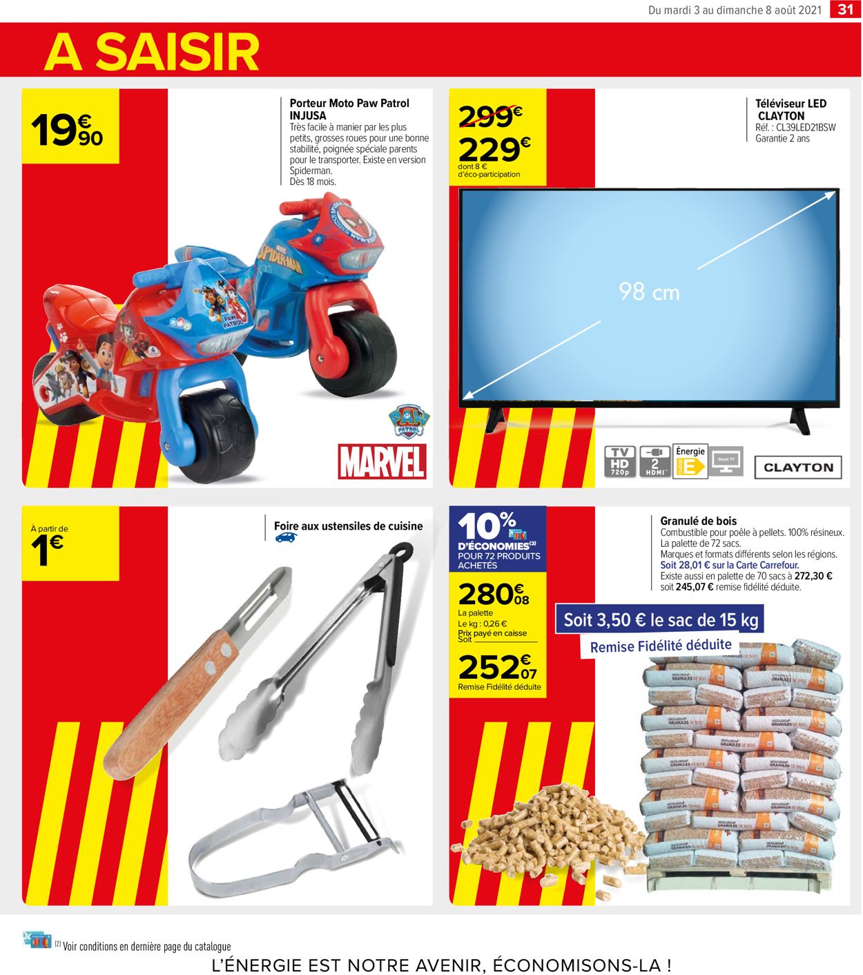 Carrefour Catalogue - 03.08-08.08.2021 (Page 31)