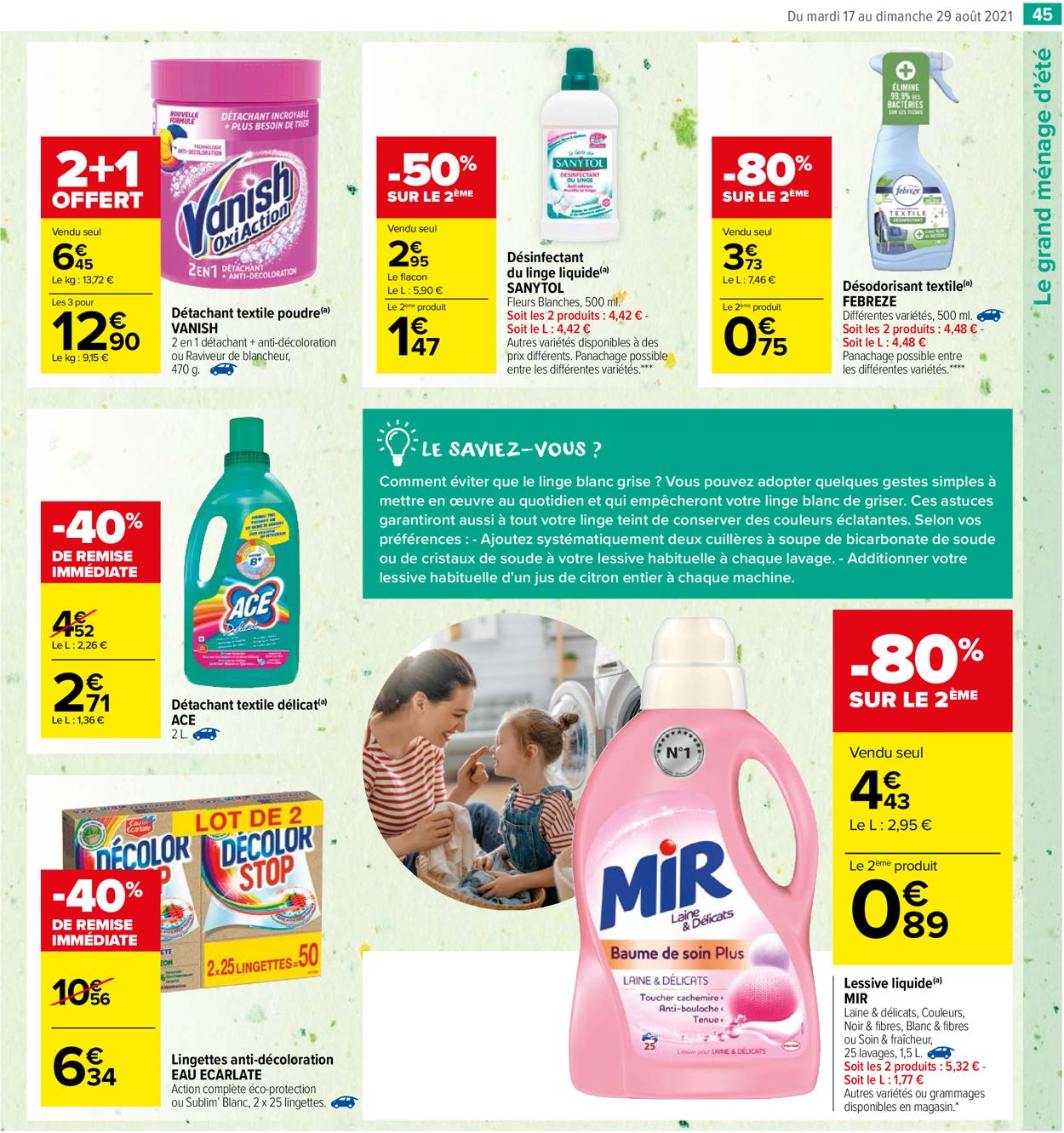 Carrefour Catalogue - 17.08-29.08.2021 (Page 45)