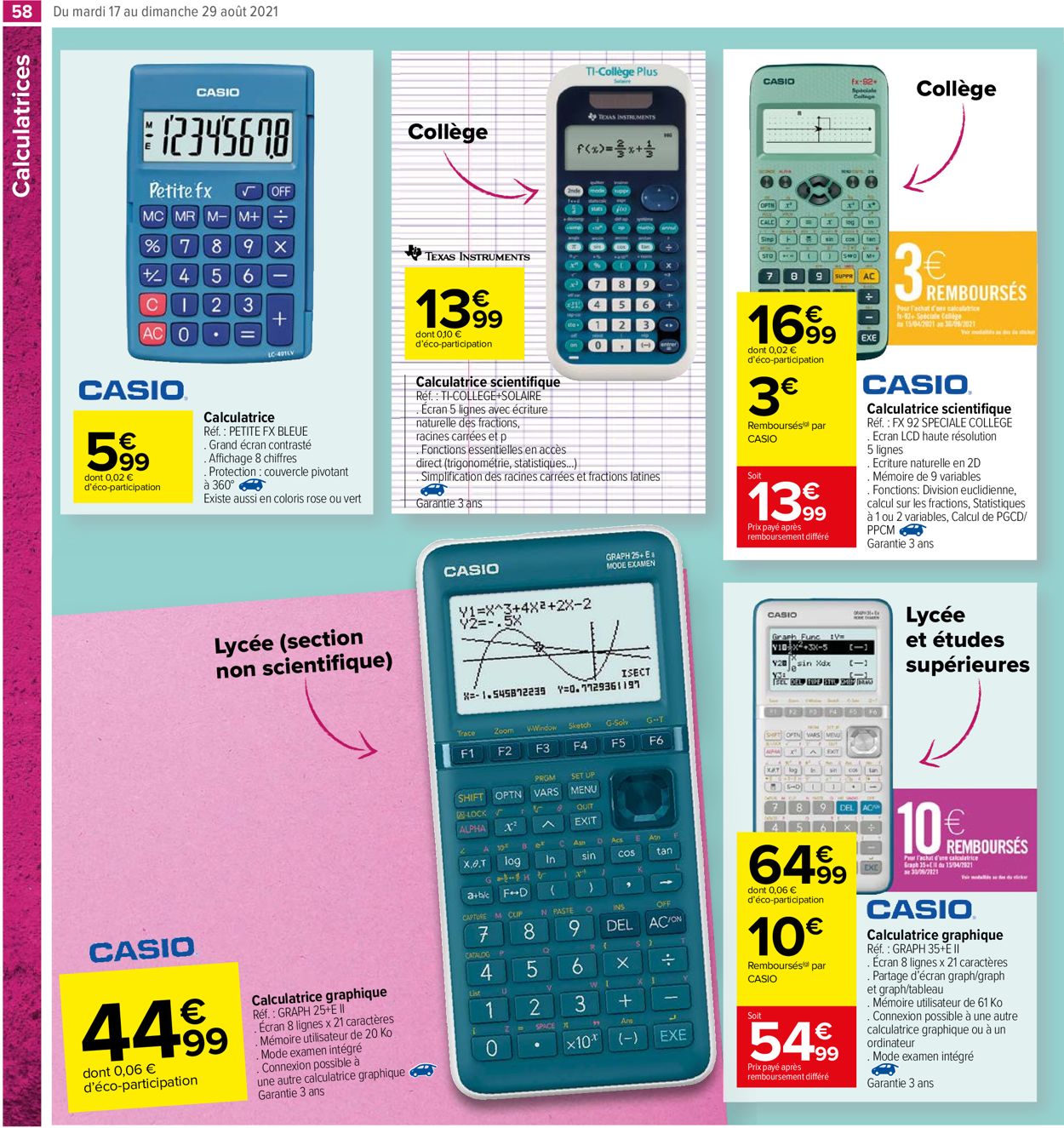 Carrefour Catalogue - 17.08-29.08.2021 (Page 58)