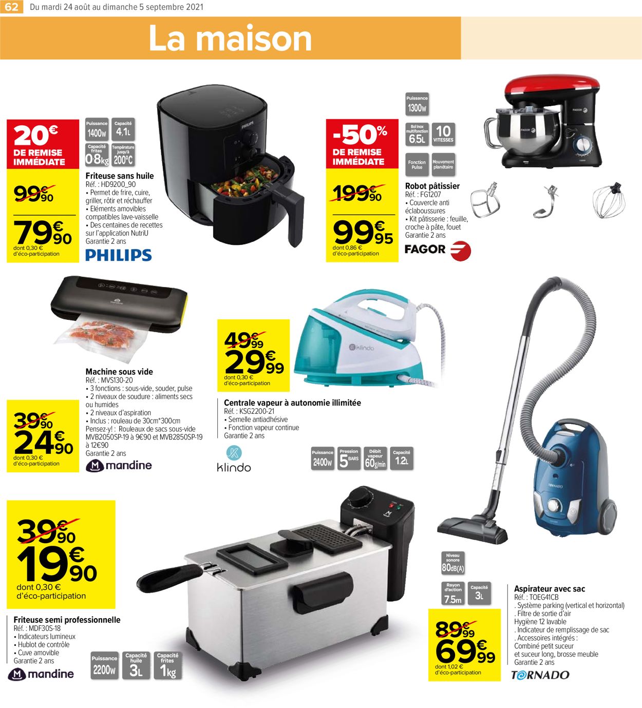 Carrefour Catalogue - 24.08-05.09.2021 (Page 62)