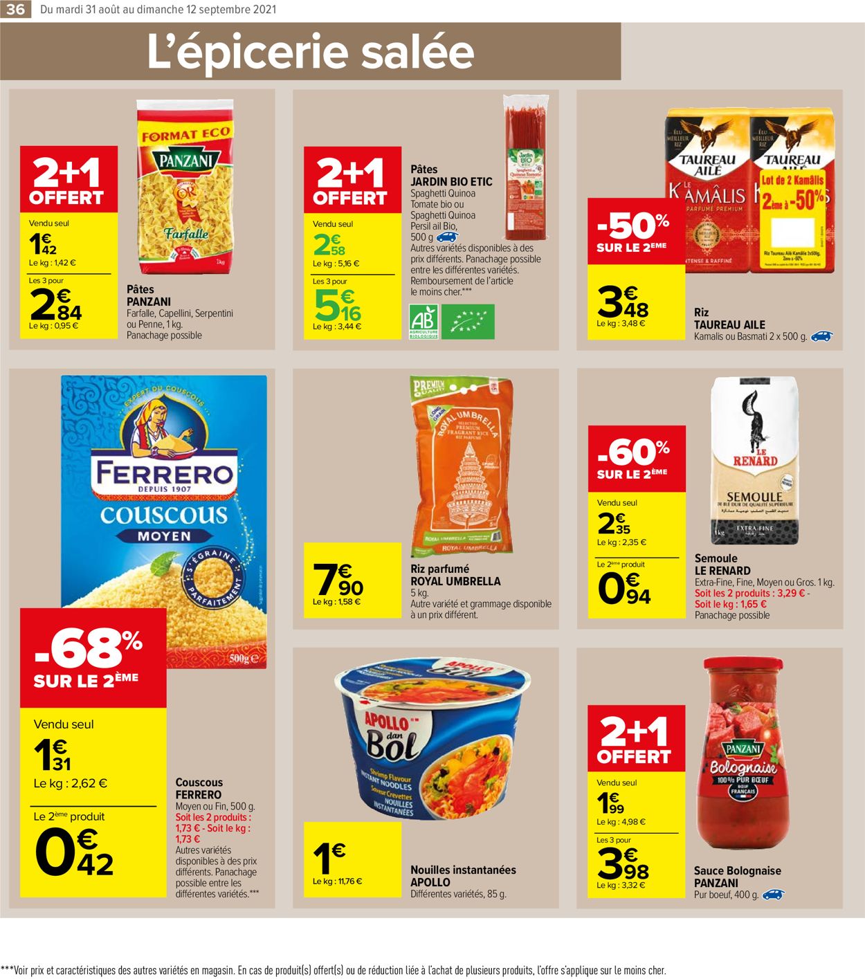 Carrefour Catalogue - 31.08-12.09.2021 (Page 36)