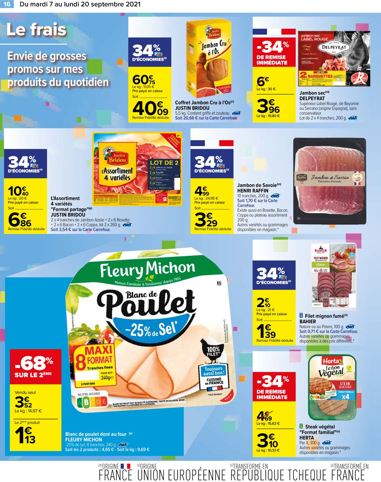 Carrefour Catalogue - 07.09-20.09.2021 (Page 16)