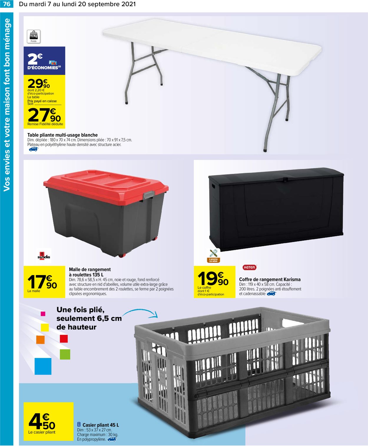 Carrefour Catalogue - 07.09-20.09.2021 (Page 76)
