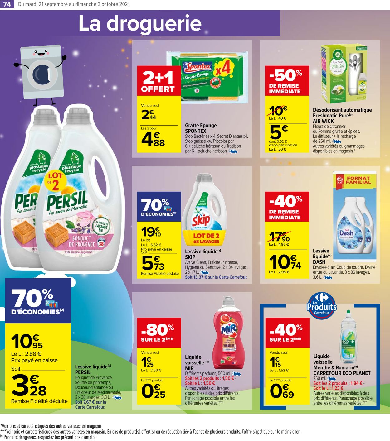 Carrefour Catalogue - 21.09-03.10.2021 (Page 74)