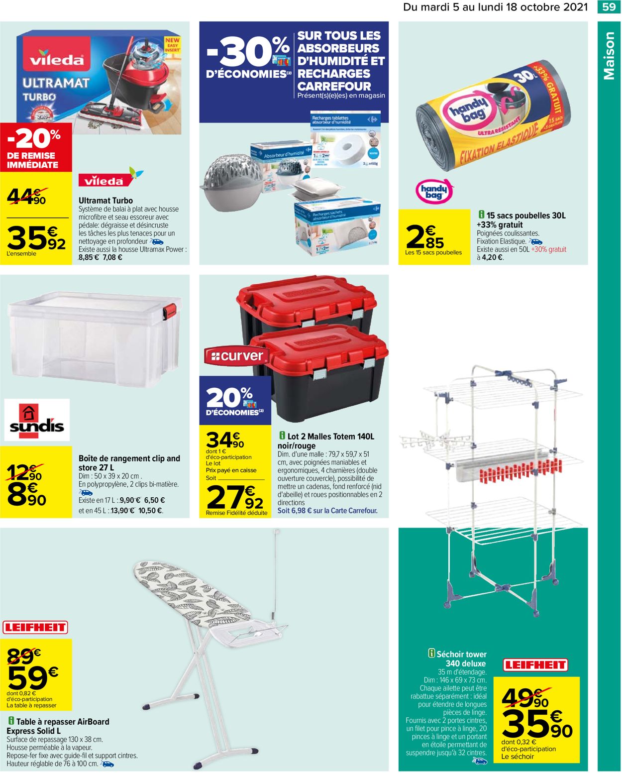 Carrefour Catalogue - 05.10-18.10.2021 (Page 59)