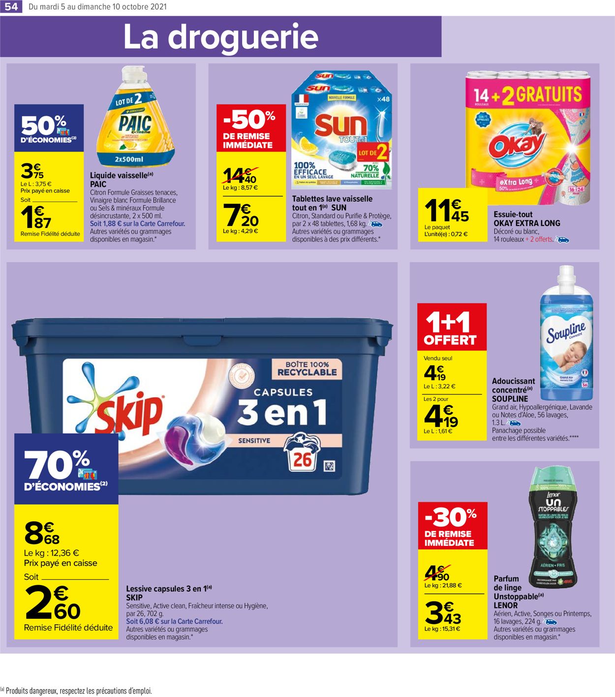 Carrefour Catalogue - 05.10-10.10.2021 (Page 54)